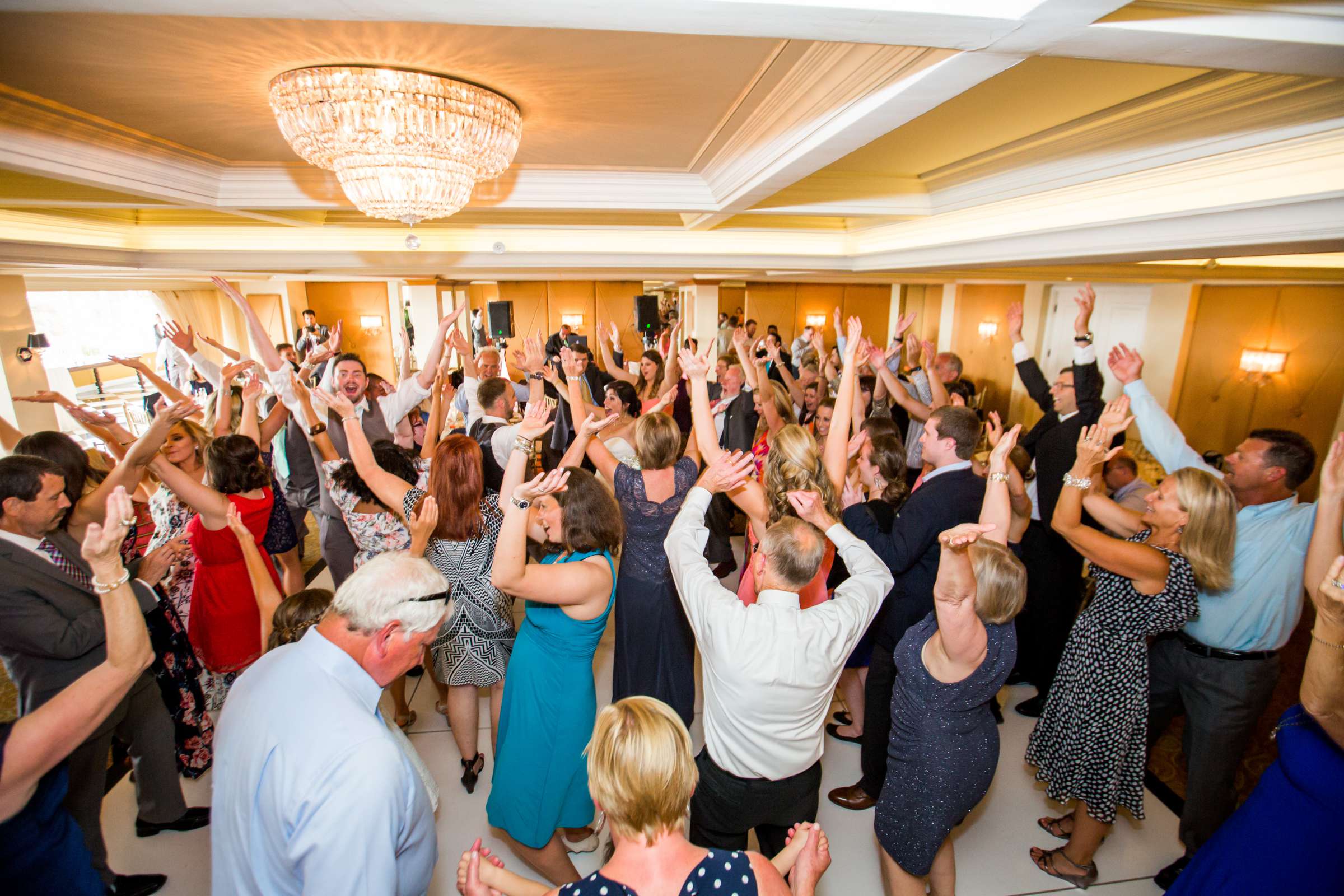 Dancing, Reception at La Valencia Wedding coordinated by SD Weddings by Gina, Madeleine and Joseph Wedding Photo #26 by True Photography