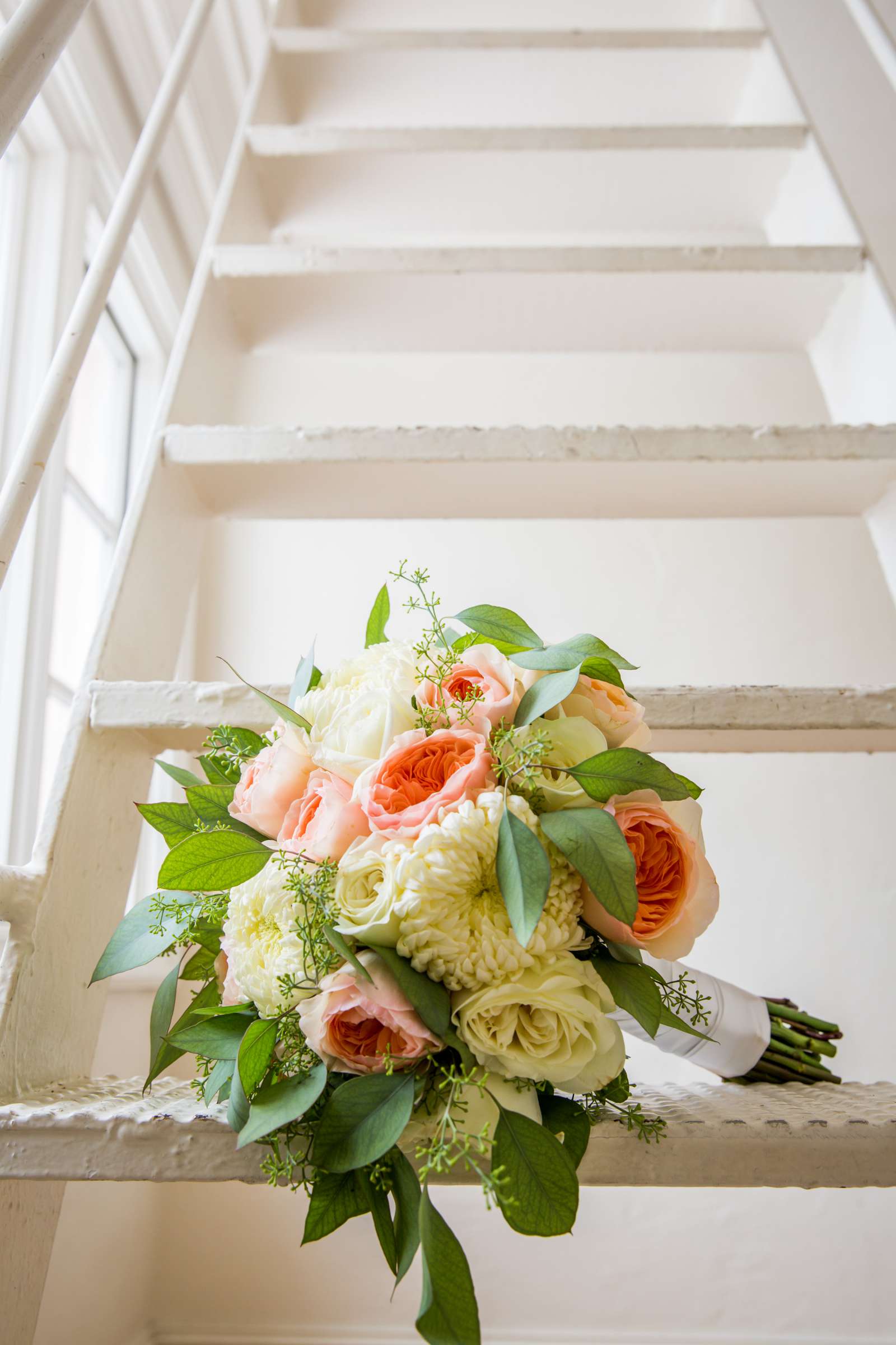 Bouquet at La Valencia Wedding coordinated by SD Weddings by Gina, Madeleine and Joseph Wedding Photo #37 by True Photography