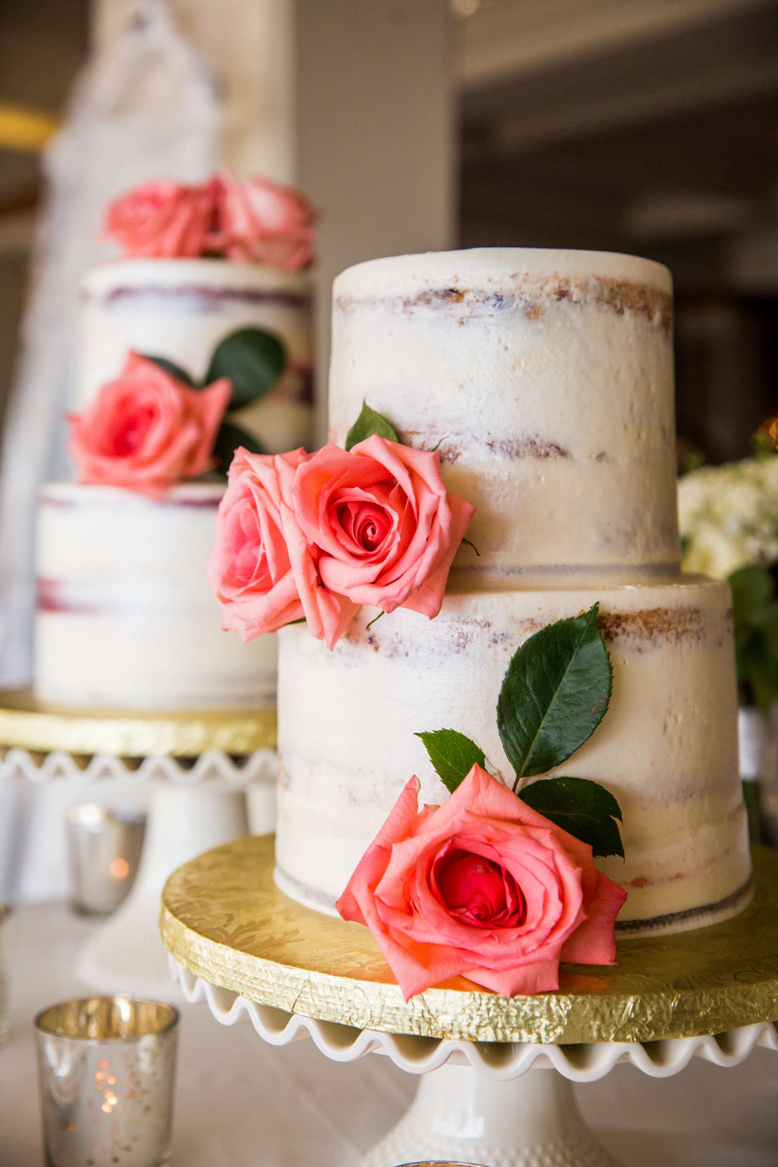 Cake at La Valencia Wedding coordinated by SD Weddings by Gina, Madeleine and Joseph Wedding Photo #95 by True Photography