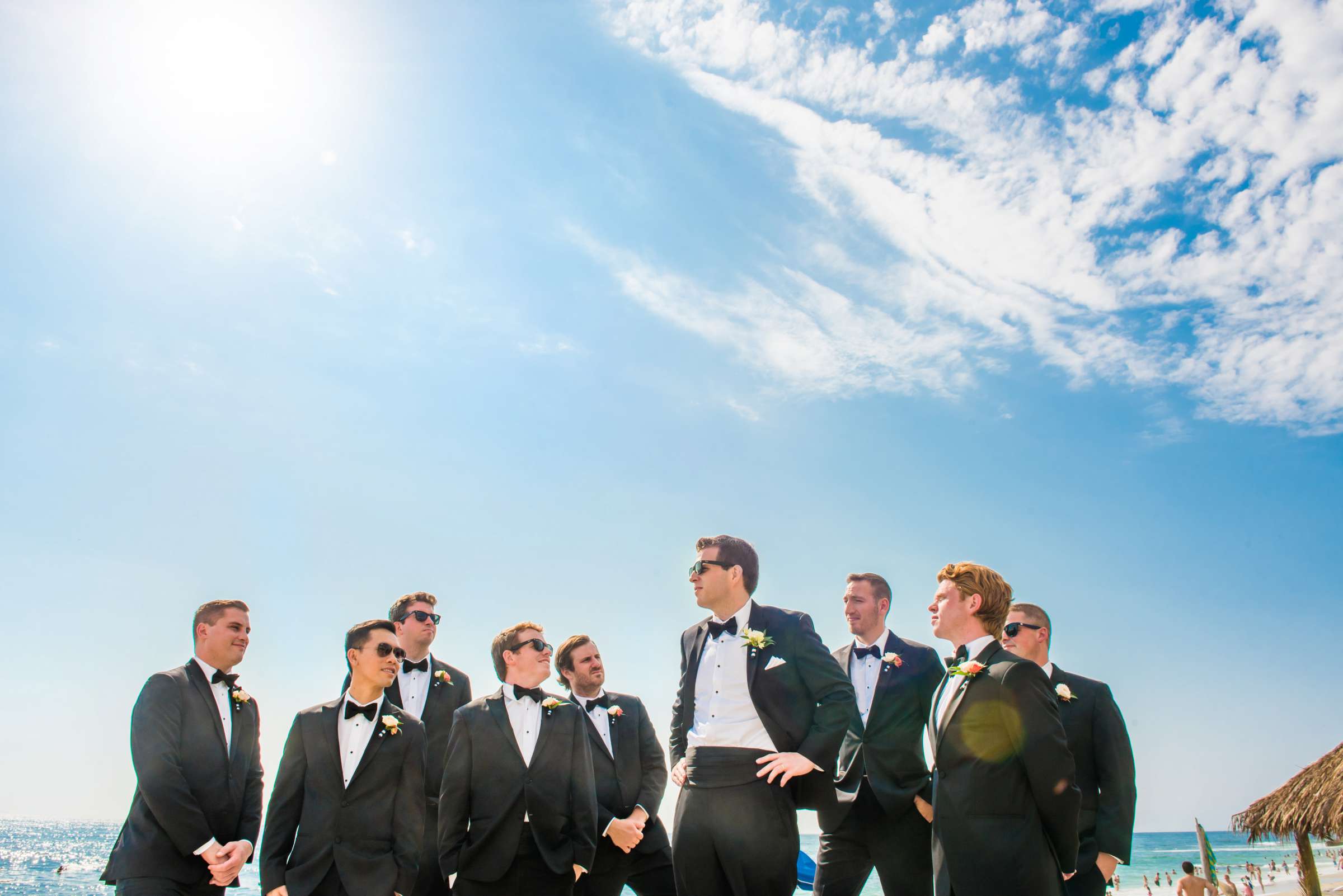 Groomsmen at Bahia Hotel Wedding coordinated by I Do Weddings, Meredith and Jack Wedding Photo #11 by True Photography