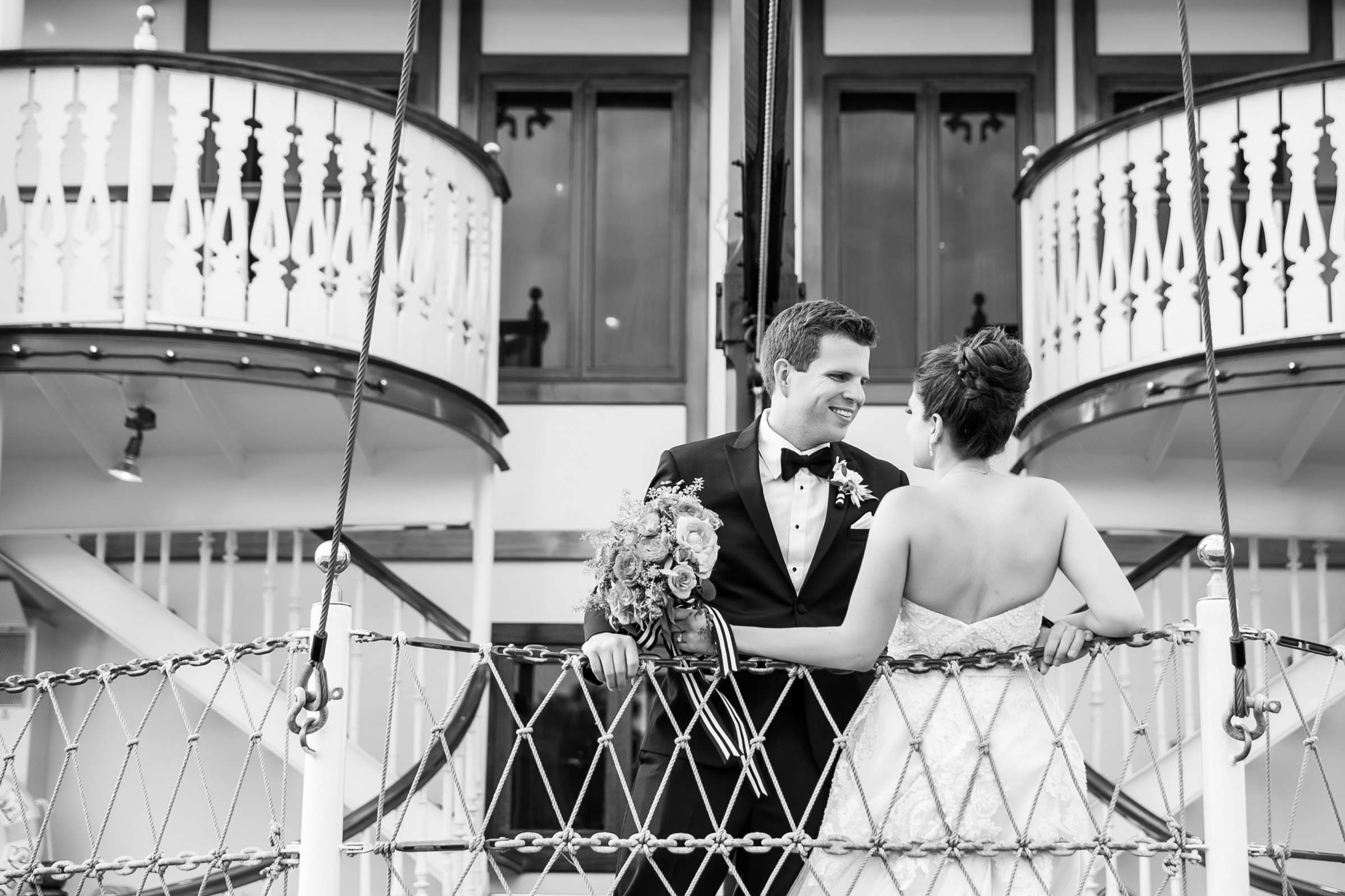 Boat Wedding at Bahia Hotel Wedding coordinated by I Do Weddings, Meredith and Jack Wedding Photo #12 by True Photography