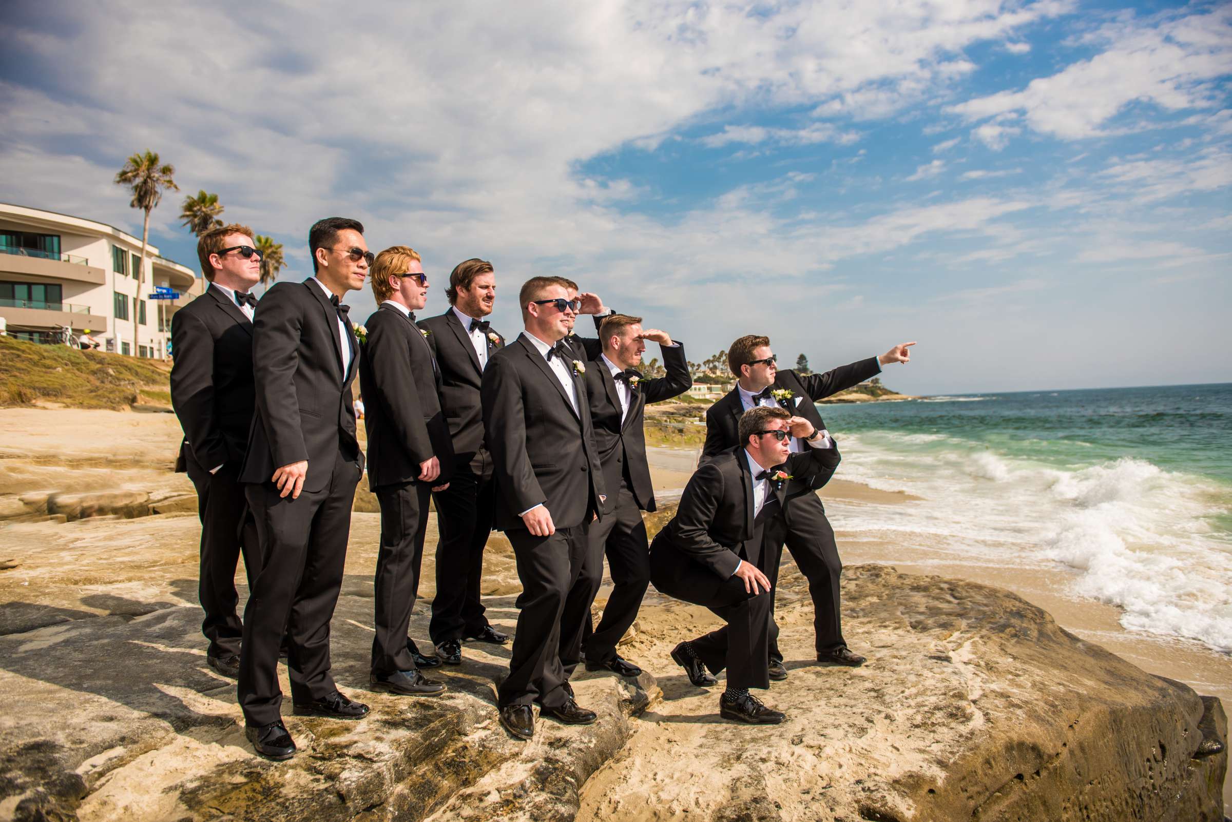 Groomsmen at Bahia Hotel Wedding coordinated by I Do Weddings, Meredith and Jack Wedding Photo #62 by True Photography