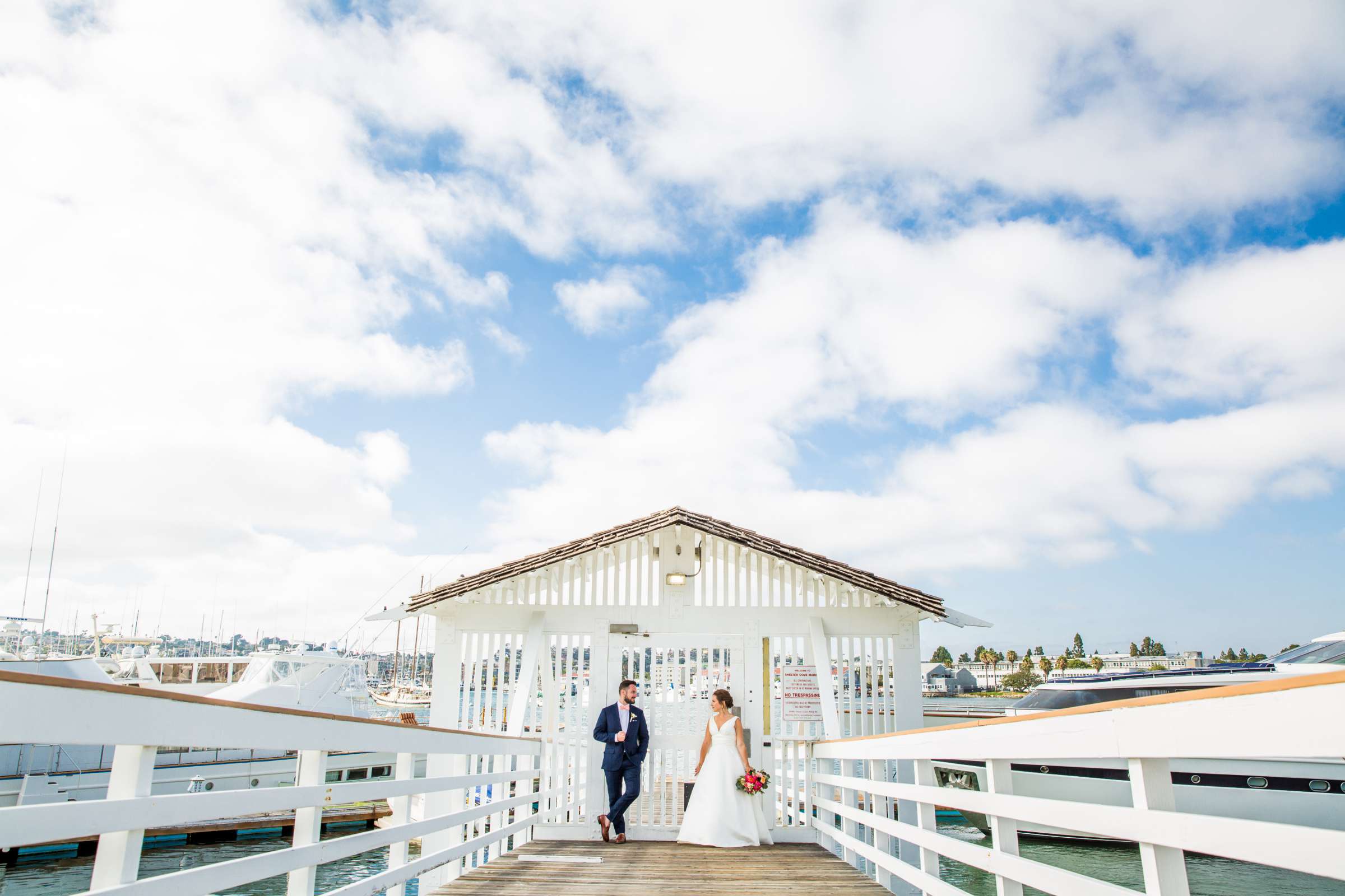 Stylized Portrait at Bali Hai Wedding coordinated by Serendipity Events, Kate and Eric Wedding Photo #2 by True Photography