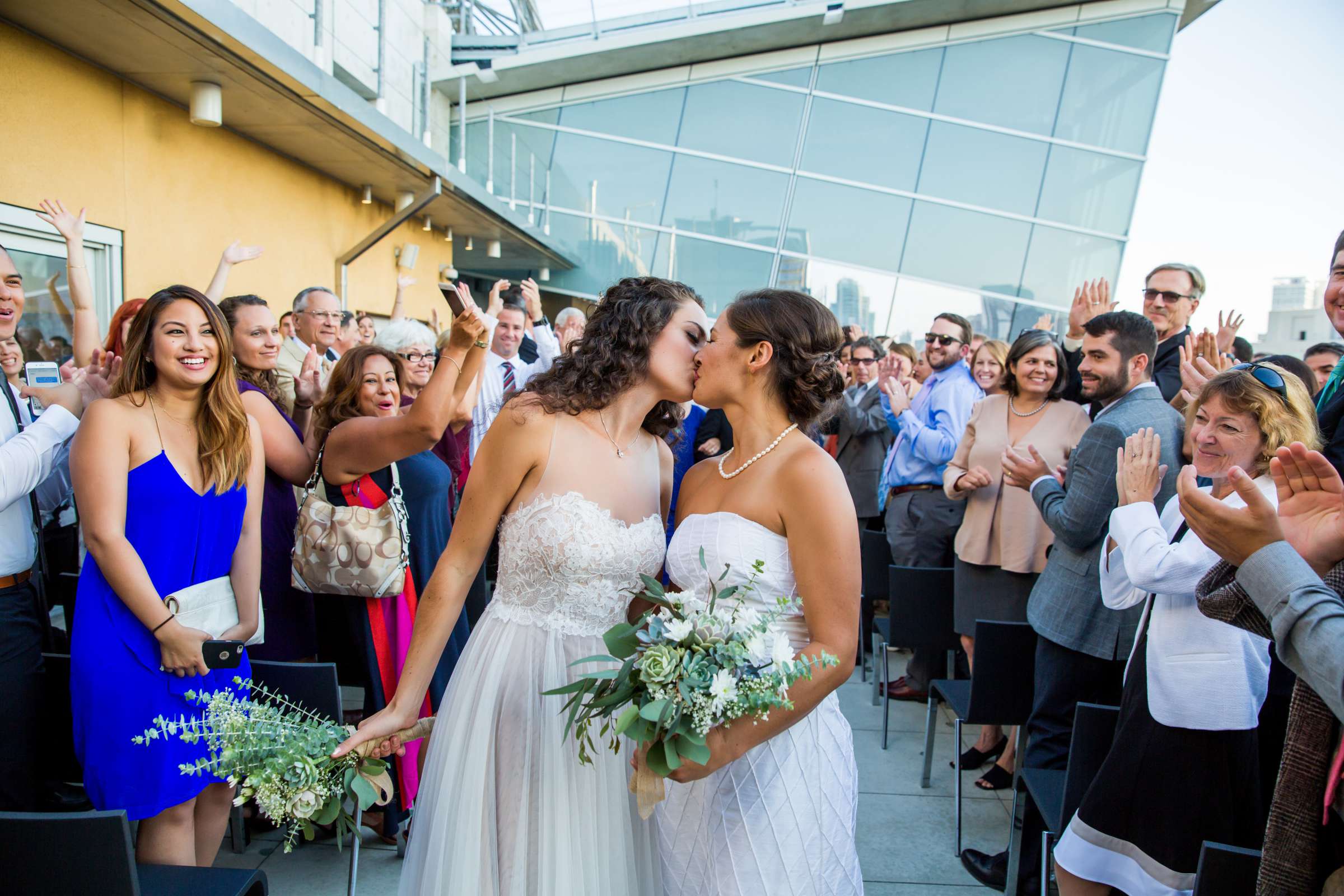 San Diego Central Library Wedding coordinated by Heather Loree Events, Jaclyn and Polly Wedding Photo #92 by True Photography