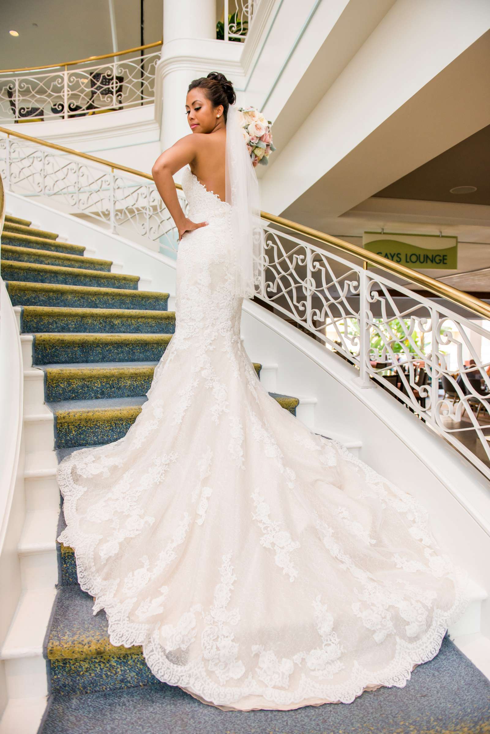 Loews Coronado Bay Resort Wedding coordinated by Sweet Blossom Weddings, Hijschen and Robert Wedding Photo #7 by True Photography