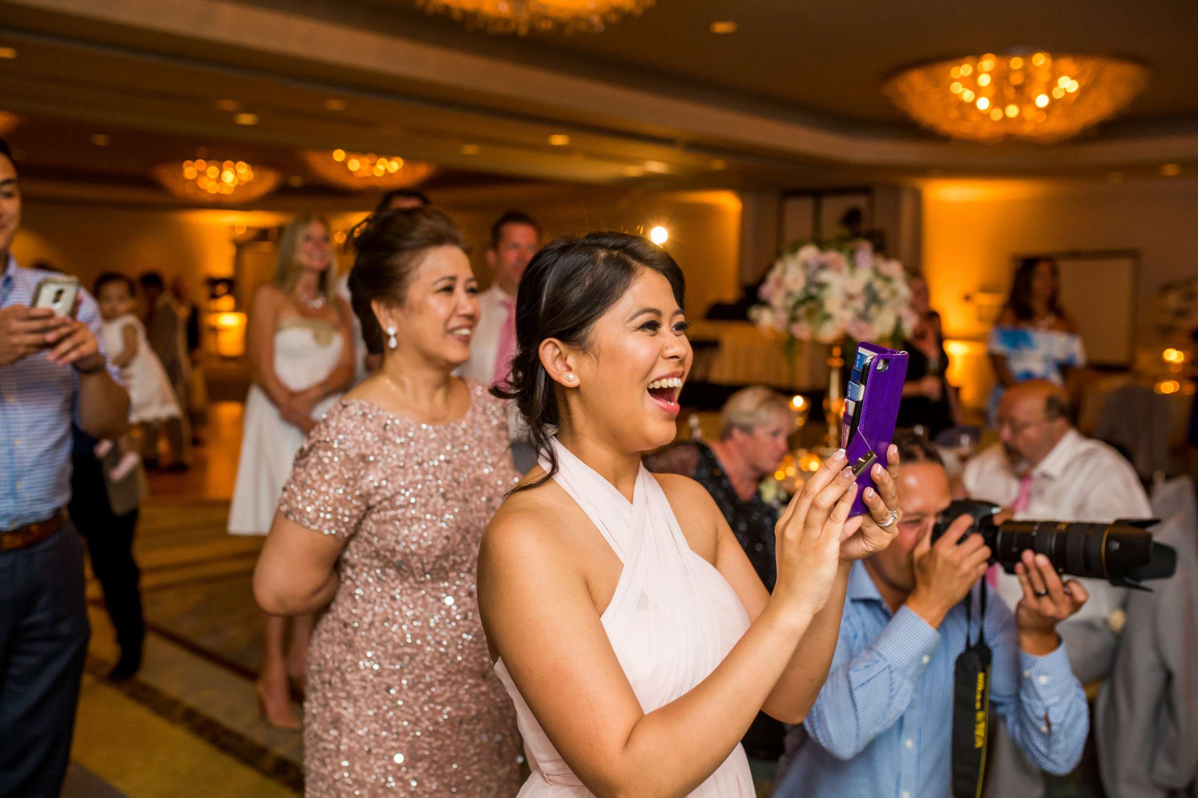 Loews Coronado Bay Resort Wedding coordinated by Sweet Blossom Weddings, Hijschen and Robert Wedding Photo #108 by True Photography