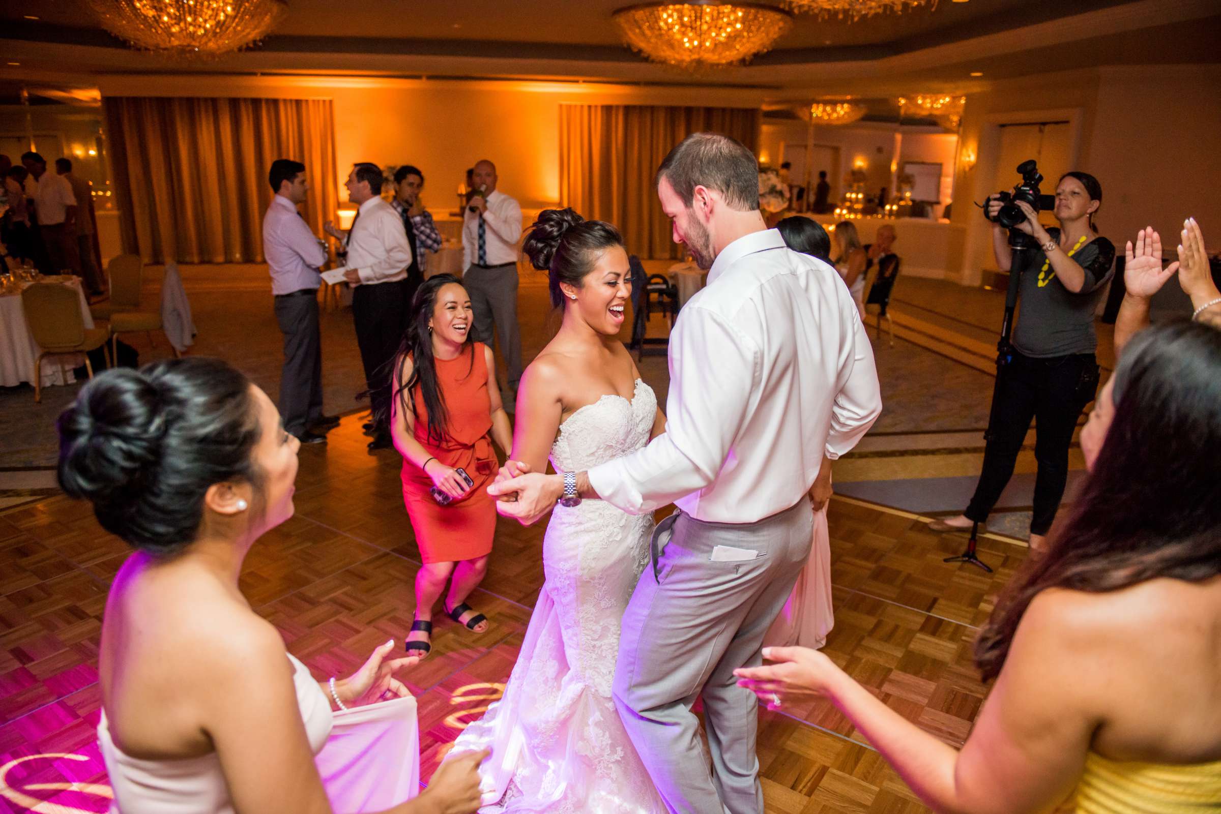 Loews Coronado Bay Resort Wedding coordinated by Sweet Blossom Weddings, Hijschen and Robert Wedding Photo #124 by True Photography