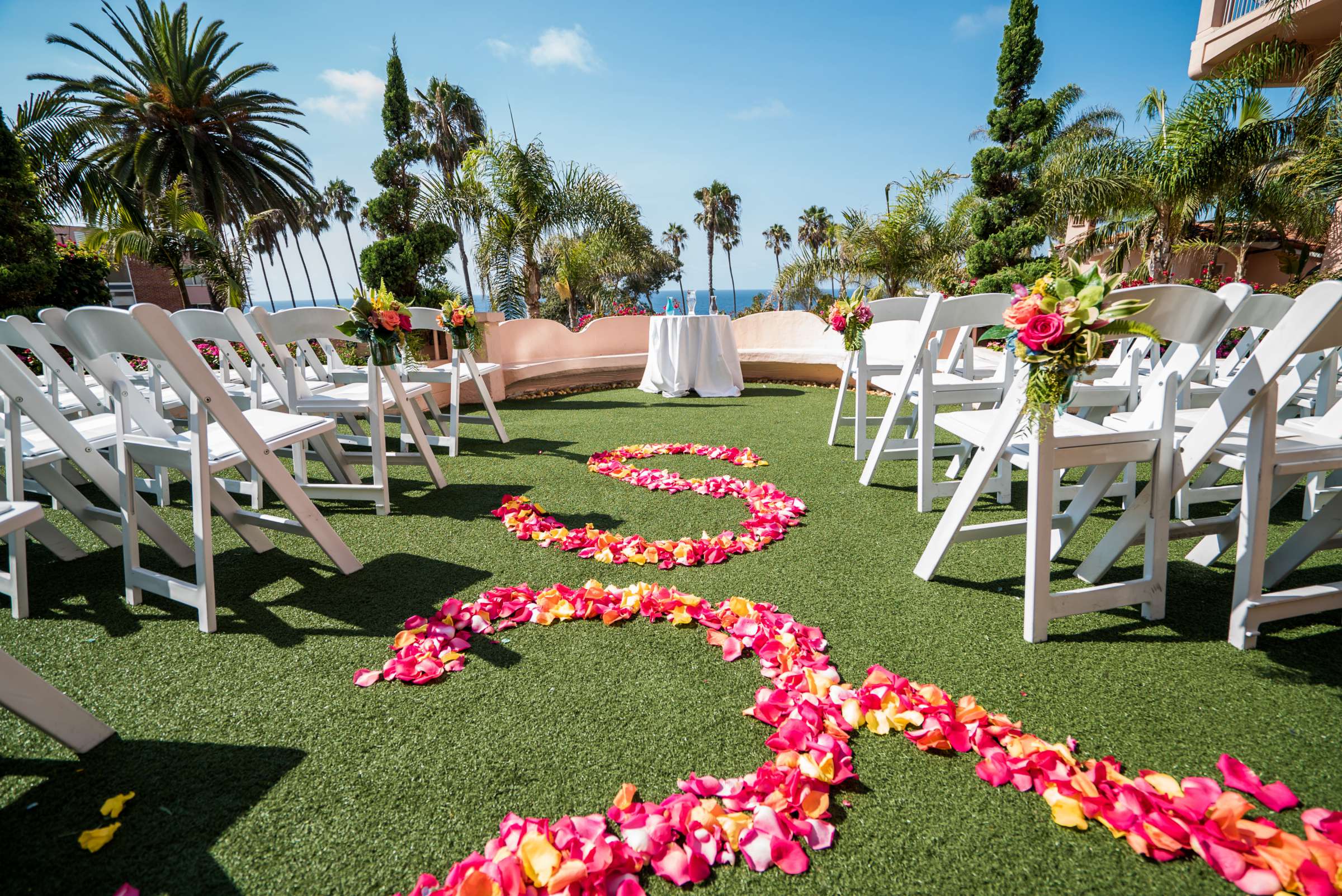 La Valencia Wedding coordinated by First Comes Love Weddings & Events, Devon and James Wedding Photo #14 by True Photography