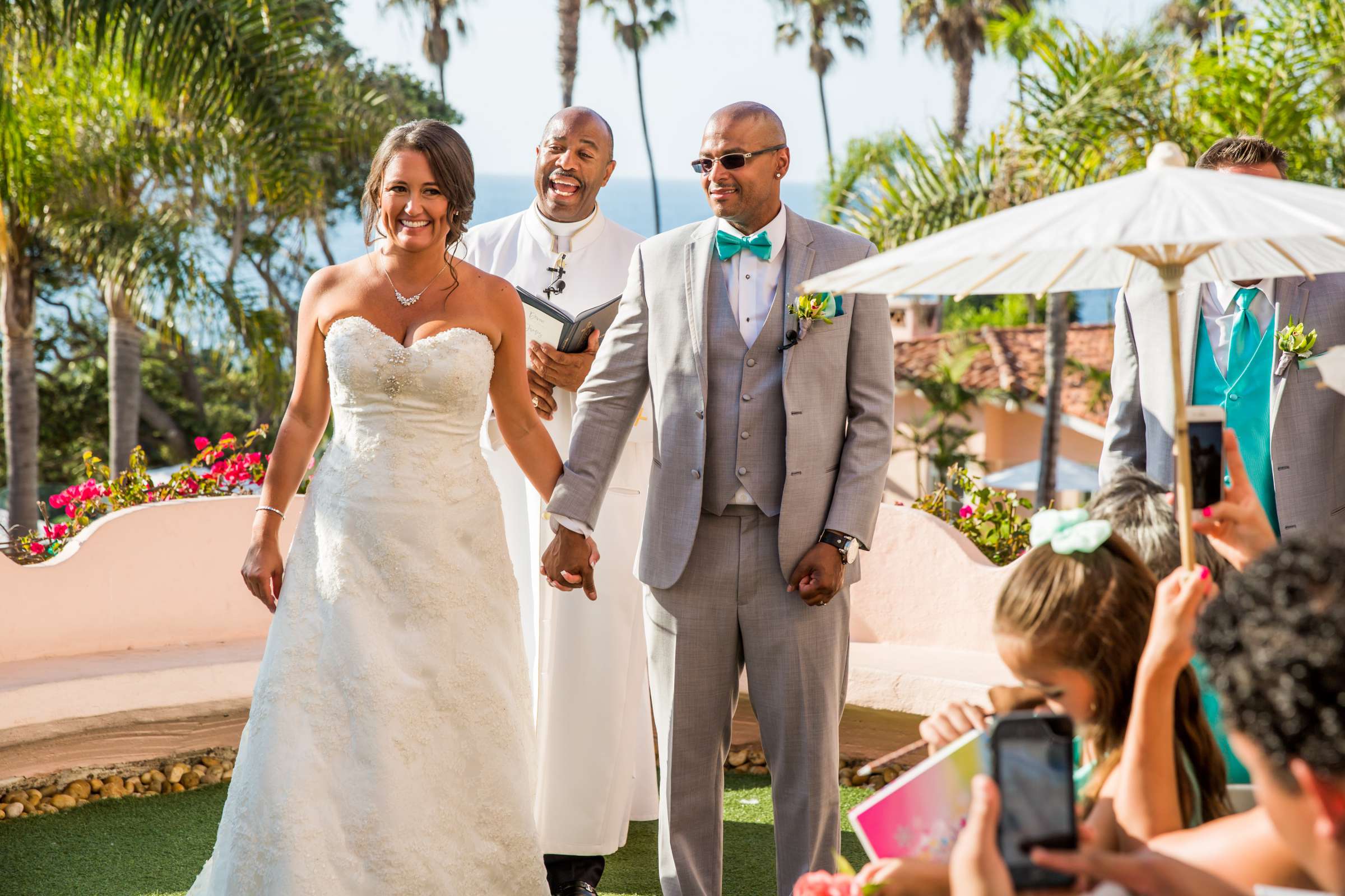 La Valencia Wedding coordinated by First Comes Love Weddings & Events, Devon and James Wedding Photo #85 by True Photography