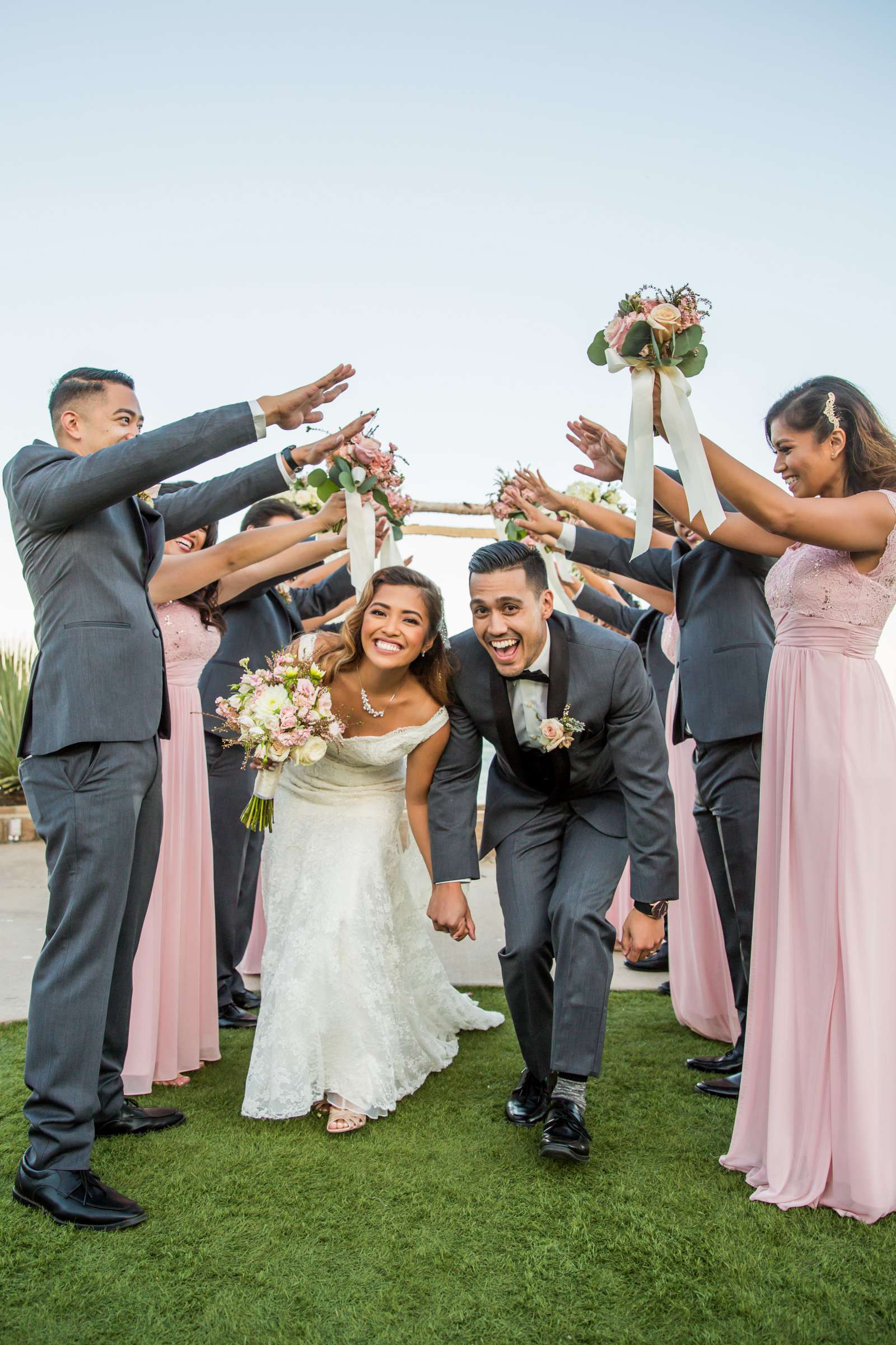 Bridal Party at Admiral Kidd Club Wedding coordinated by Hannah Smith Events, Annamarie and Scott Wedding Photo #9 by True Photography