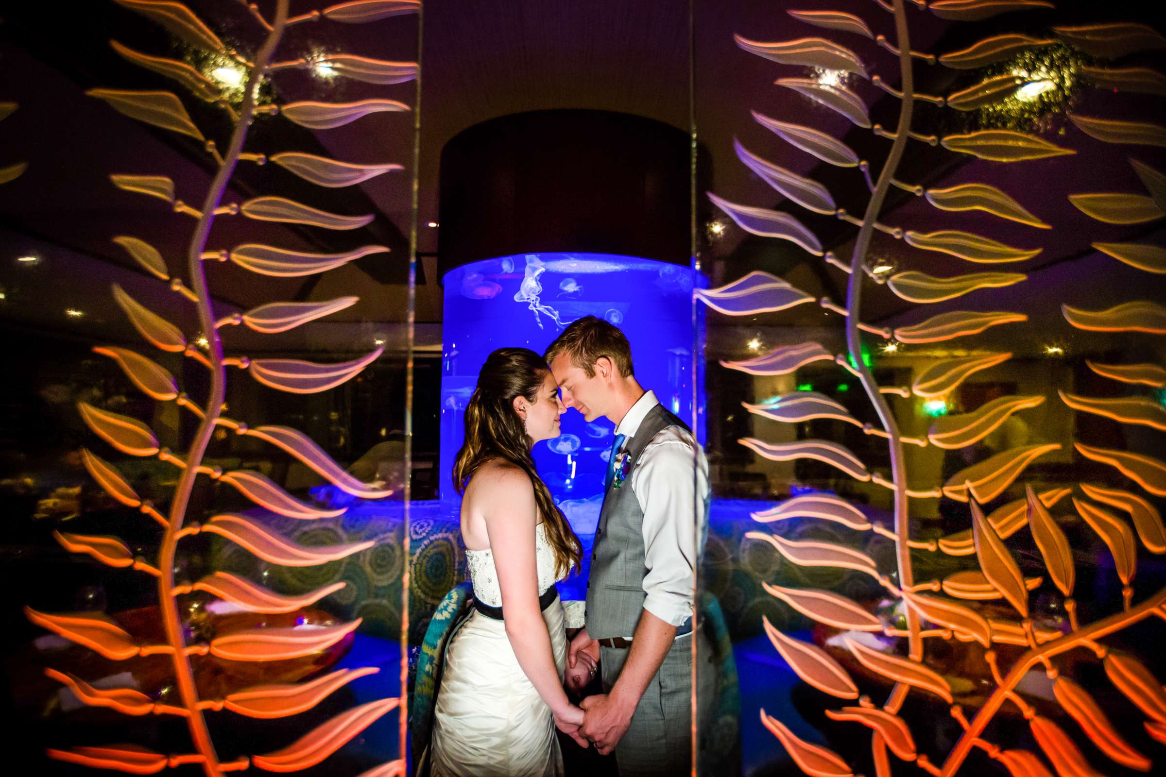 Night Shot at Catamaran Resort Wedding coordinated by San Diego Events Company, Samantha and Christopher Wedding Photo #273713 by True Photography