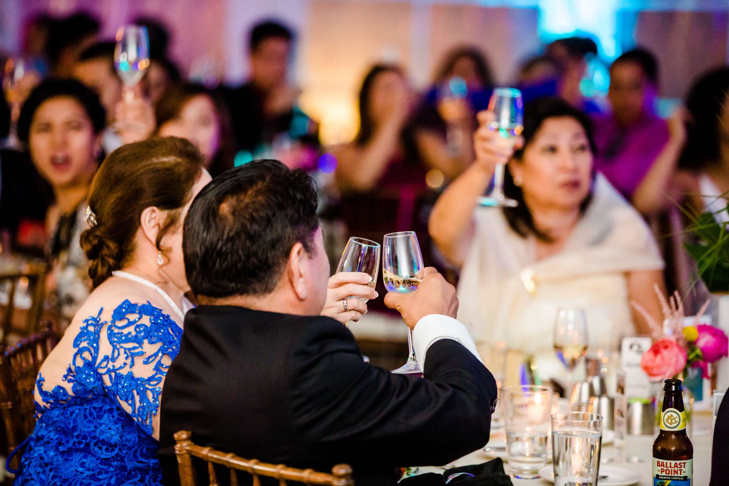 Marriott Marquis San Diego Marina Wedding coordinated by Seven Stems Floral Design & Events, Aileen and Jerry Wedding Photo #273971 by True Photography