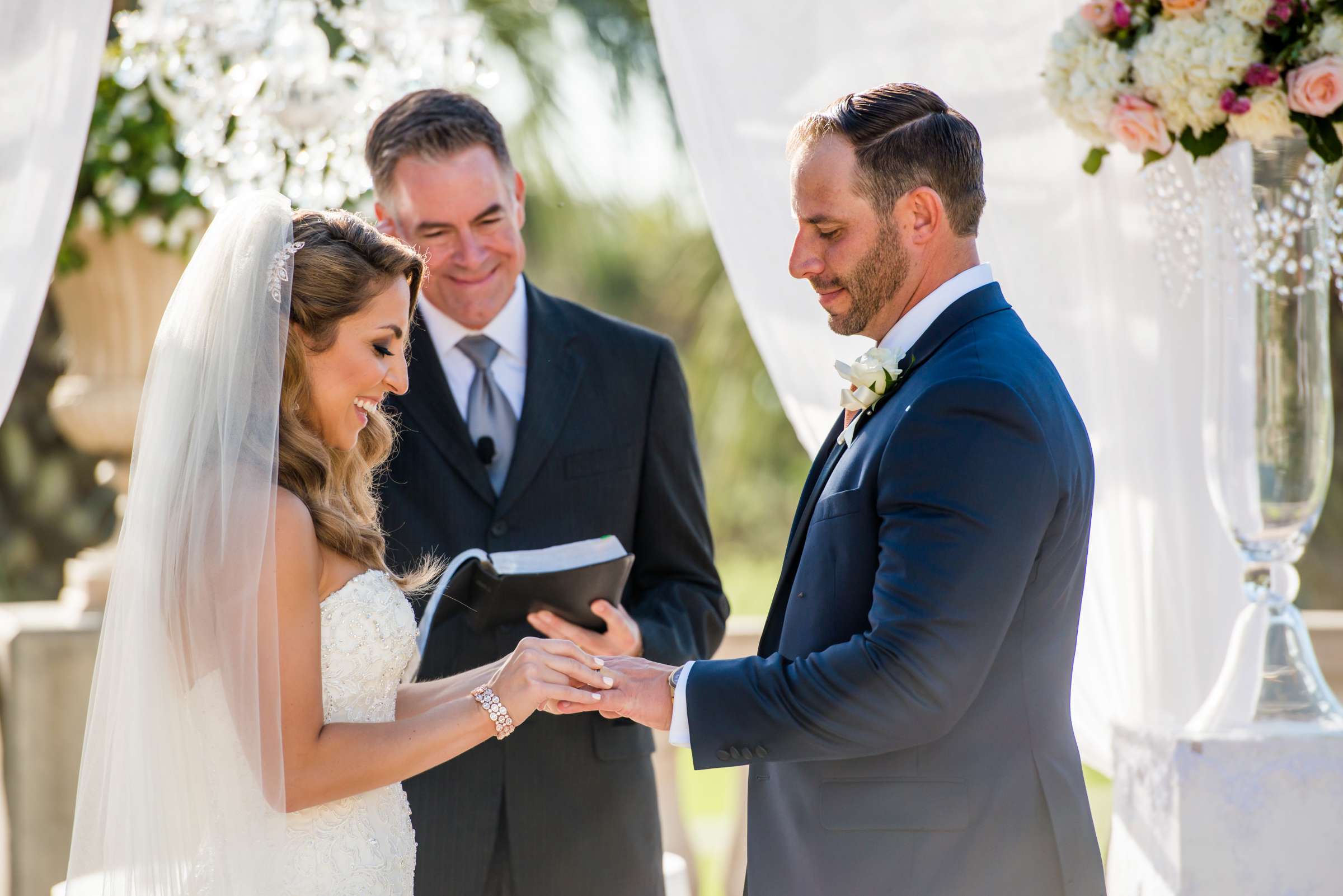 Hilton La Jolla Torrey Pines Wedding coordinated by Trendee Flowers, Gina and John Wedding Photo #67 by True Photography