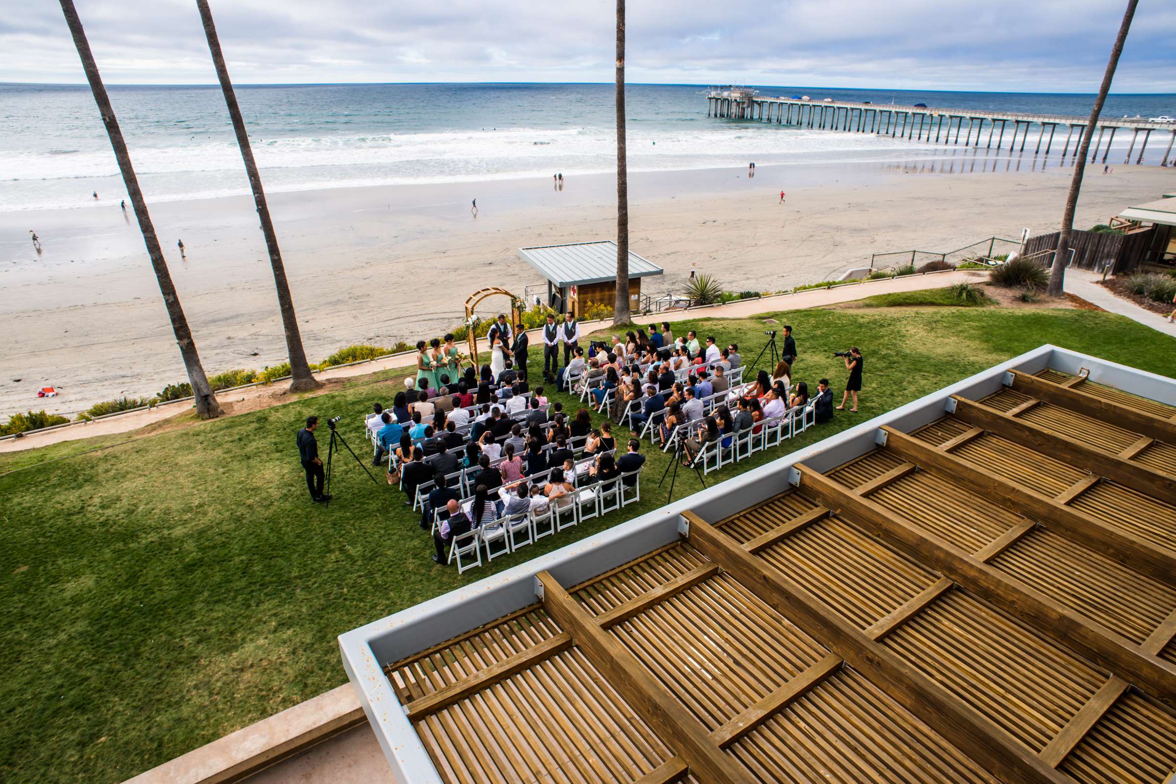 Scripps Seaside Forum Wedding coordinated by First Comes Love Weddings & Events, Lisa and Simon Wedding Photo #59 by True Photography