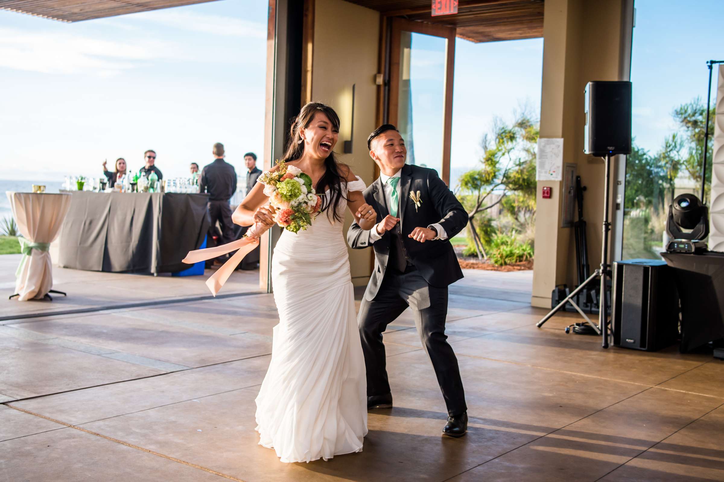 Scripps Seaside Forum Wedding coordinated by First Comes Love Weddings & Events, Lisa and Simon Wedding Photo #97 by True Photography