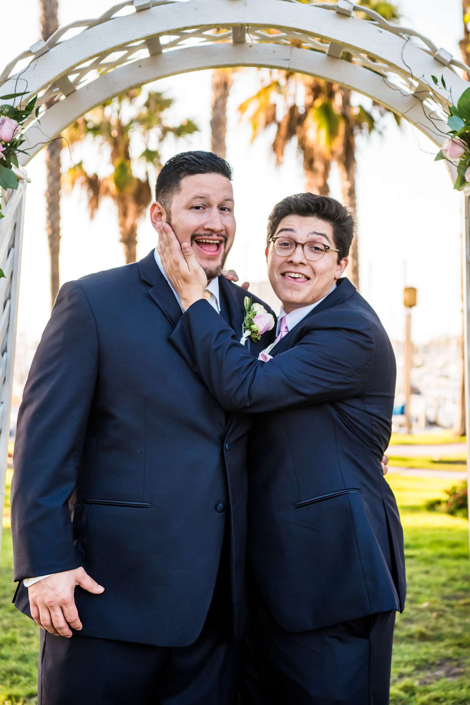 Marina Village Conference Center Wedding coordinated by Holly Kalkin Weddings, Kim and Andres Wedding Photo #17 by True Photography