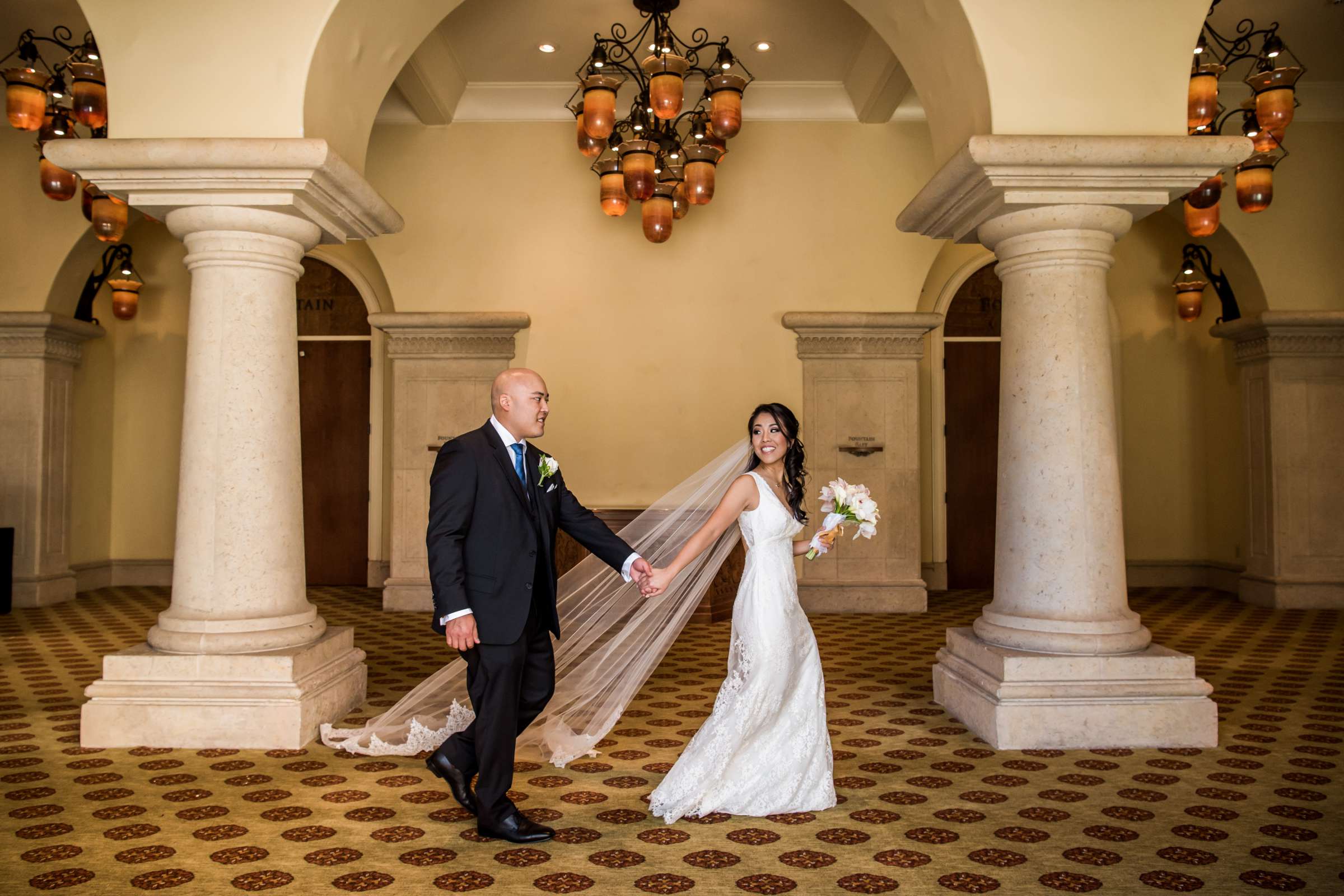 Hyatt Regency Huntington Beach Wedding coordinated by Mele Amore, Nicole and Bryce Wedding Photo #49 by True Photography