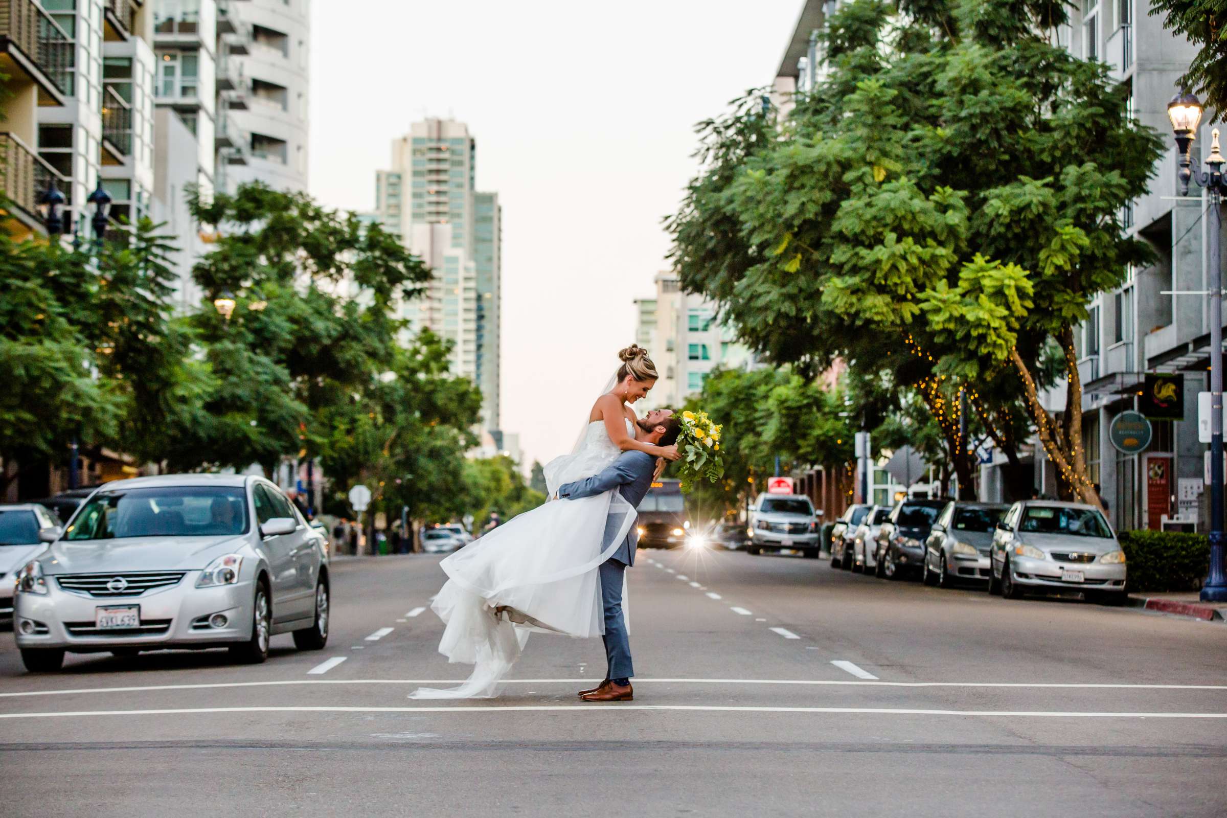 Urban Downtown at Luce Loft Wedding coordinated by Hannah Smith Events, Chelsea and Brandon Wedding Photo #1 by True Photography