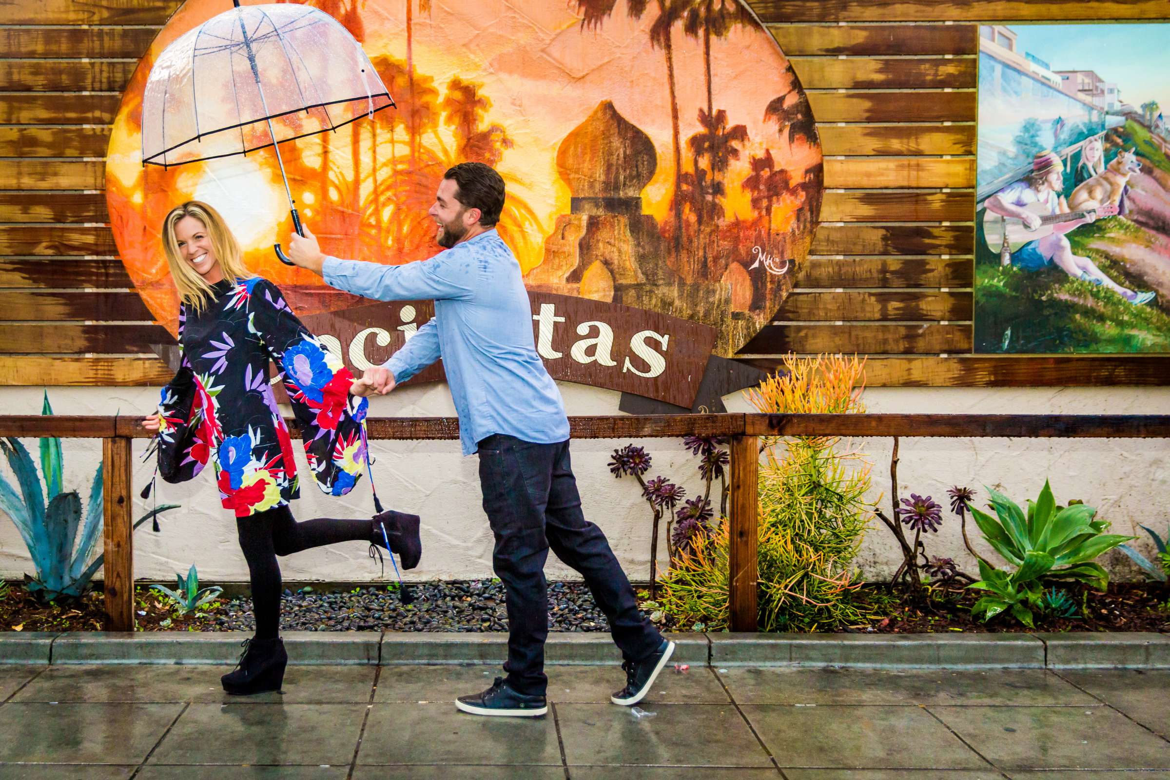 Rainy Day at Engagement, Anna and Travis Engagement Photo #305567 by True Photography