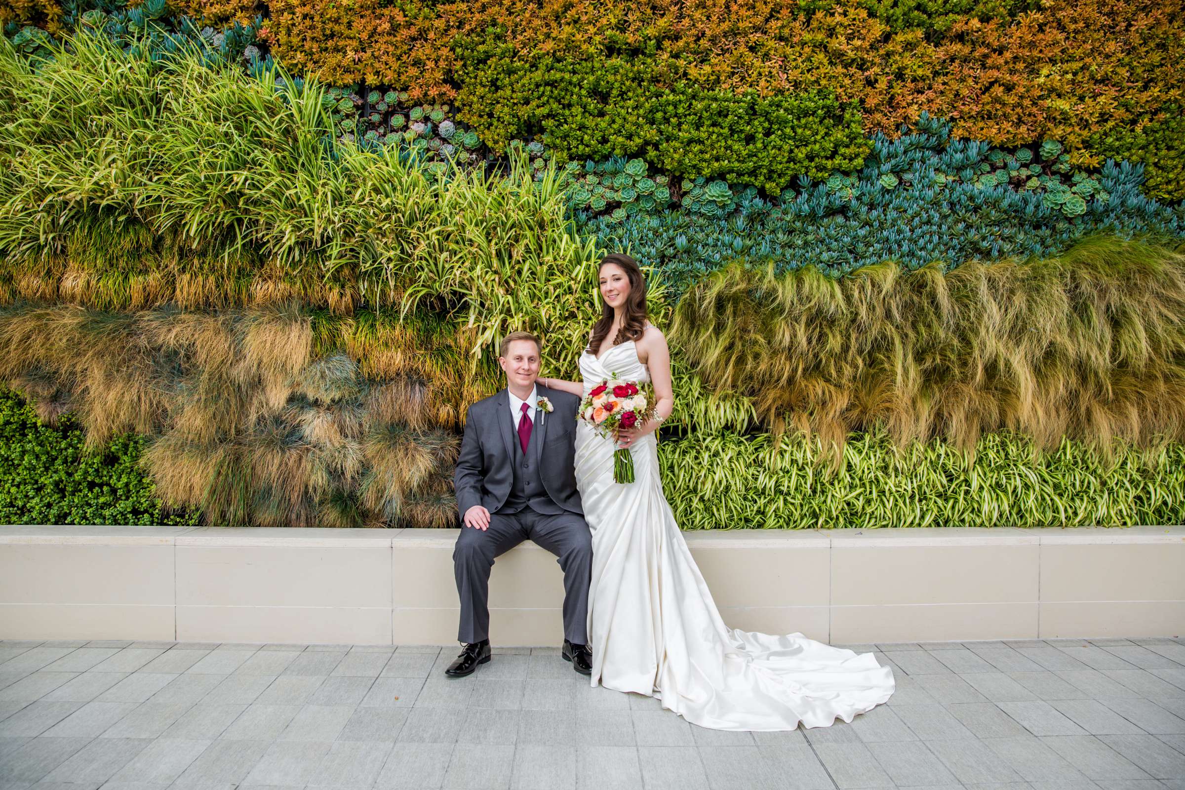 Bride and Groom at The Westgate Hotel Wedding, Bethlene and Brent Wedding Photo #20 by True Photography