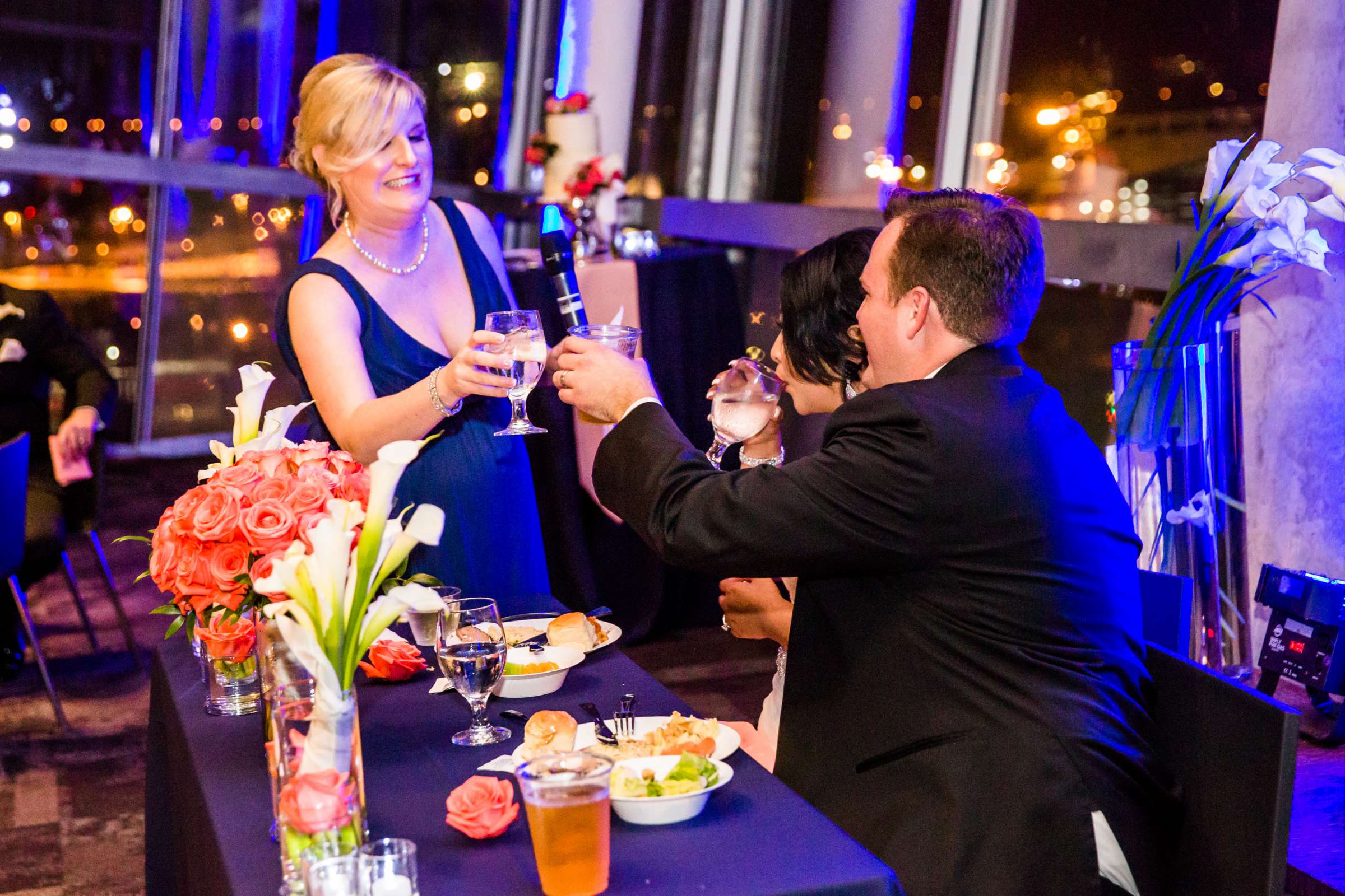 San Diego Central Library Wedding coordinated by MR floral&events, Aratiya and Christopher Wedding Photo #109 by True Photography