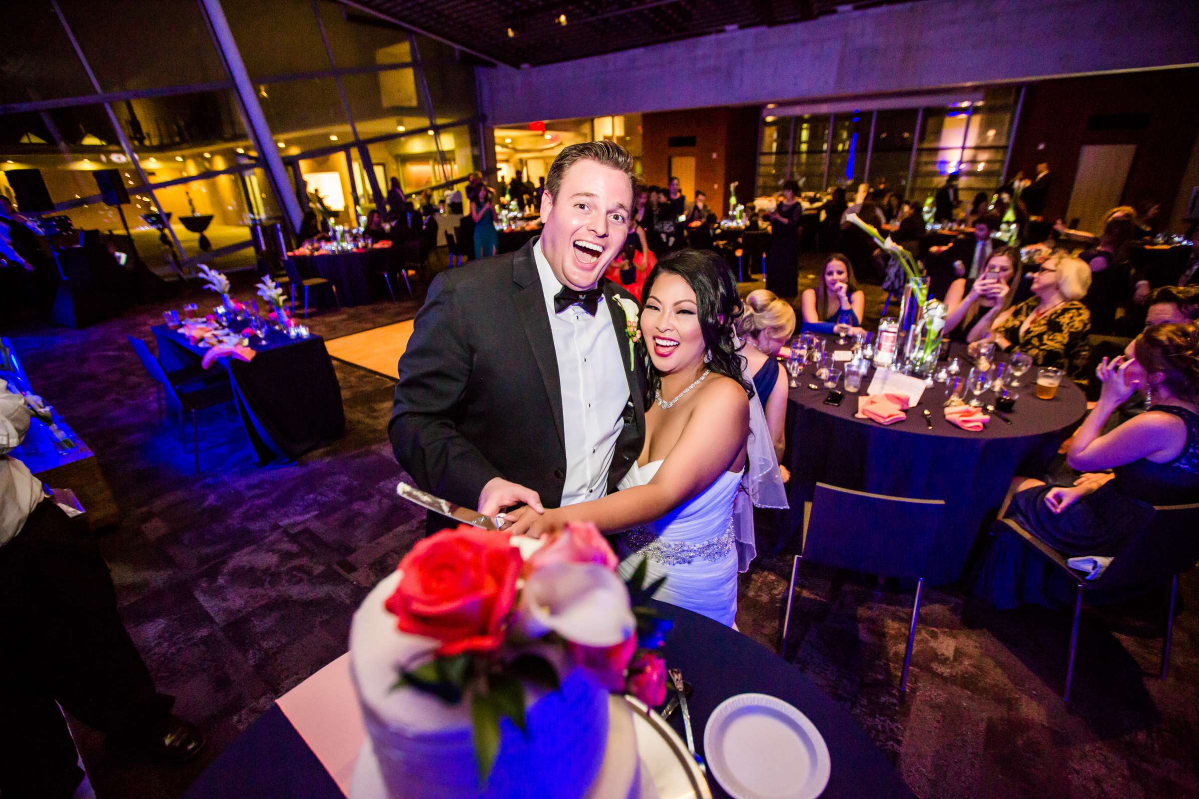 San Diego Central Library Wedding coordinated by MR floral&events, Aratiya and Christopher Wedding Photo #115 by True Photography