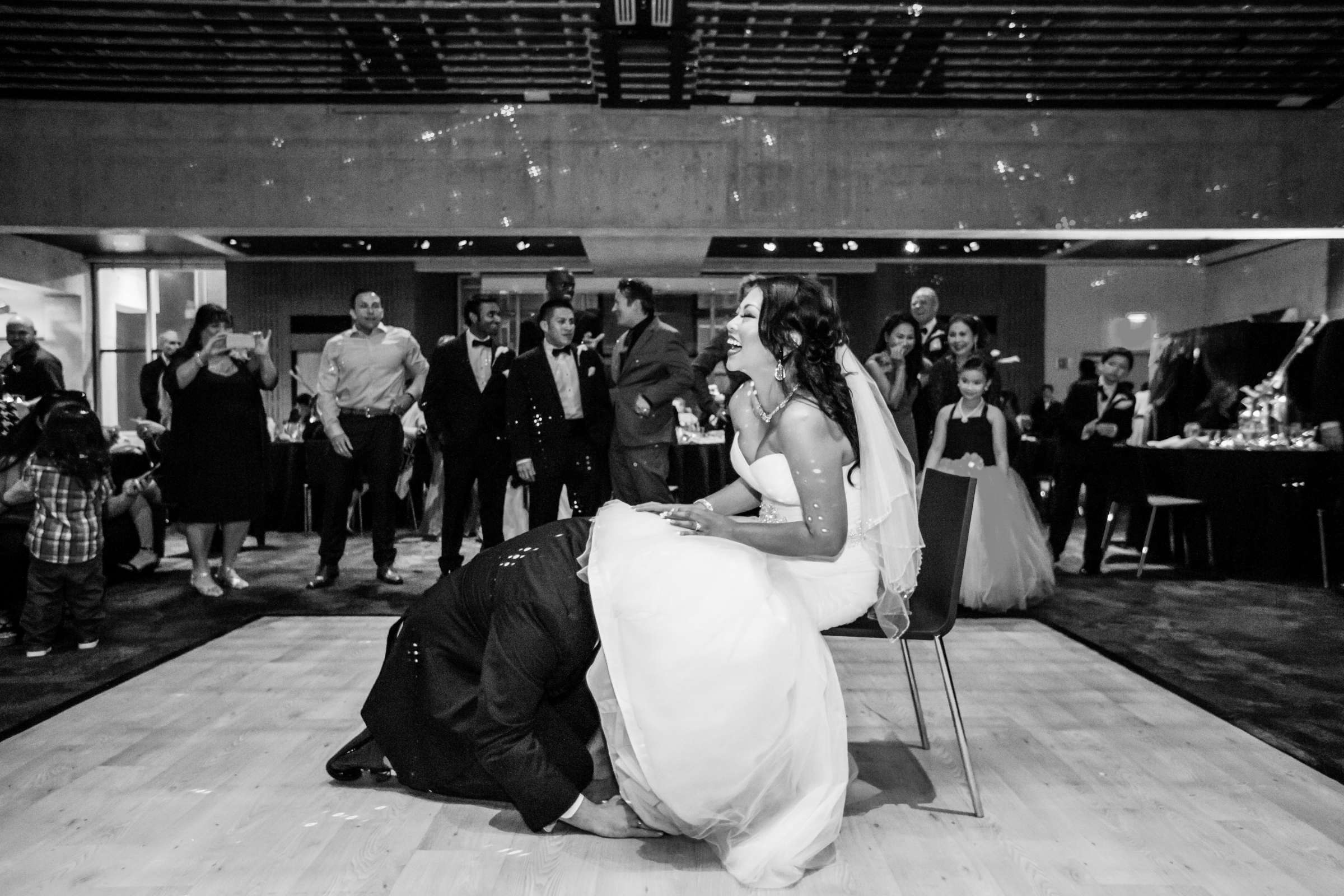 San Diego Central Library Wedding coordinated by MR floral&events, Aratiya and Christopher Wedding Photo #121 by True Photography