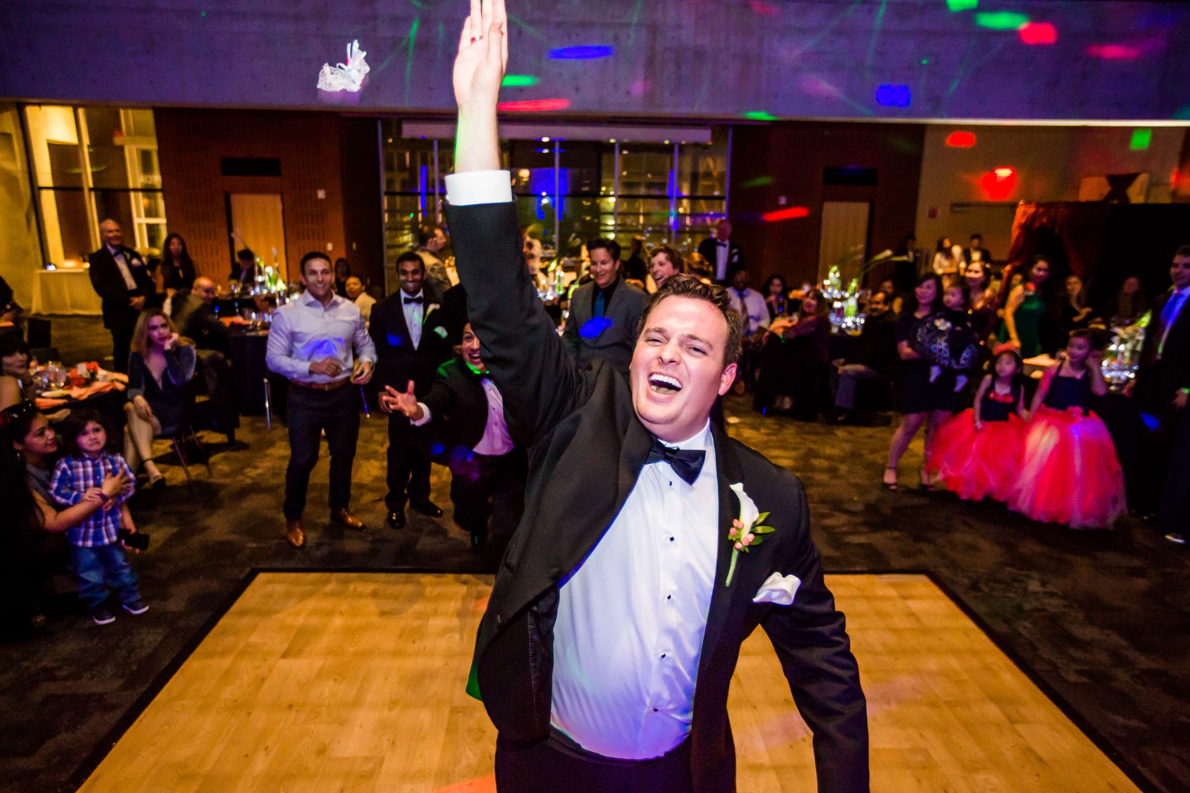 San Diego Central Library Wedding coordinated by MR floral&events, Aratiya and Christopher Wedding Photo #123 by True Photography