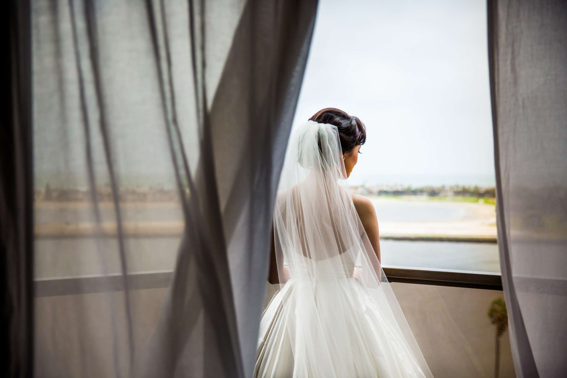 Bride at Hyatt Regency Mission Bay Wedding coordinated by Lavish Weddings, Mariel and Jastine Wedding Photo #310326 by True Photography