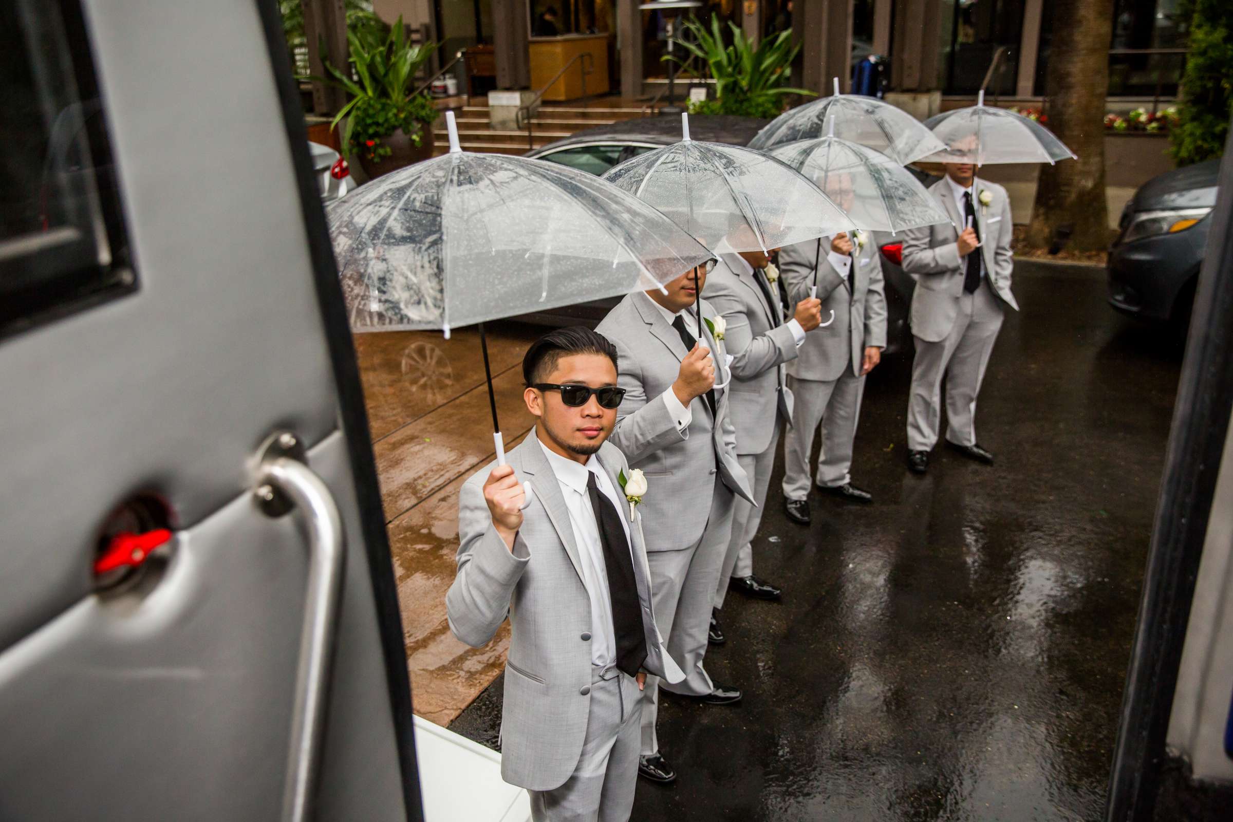 Groomsmen at Hyatt Regency Mission Bay Wedding coordinated by Lavish Weddings, Mariel and Jastine Wedding Photo #310342 by True Photography