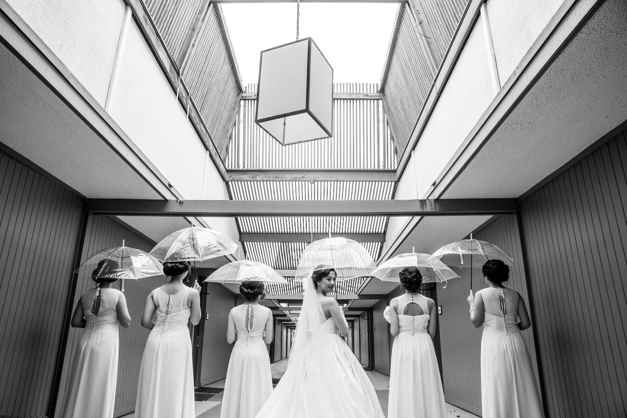 Bridesmaids at Hyatt Regency Mission Bay Wedding coordinated by Lavish Weddings, Mariel and Jastine Wedding Photo #310345 by True Photography