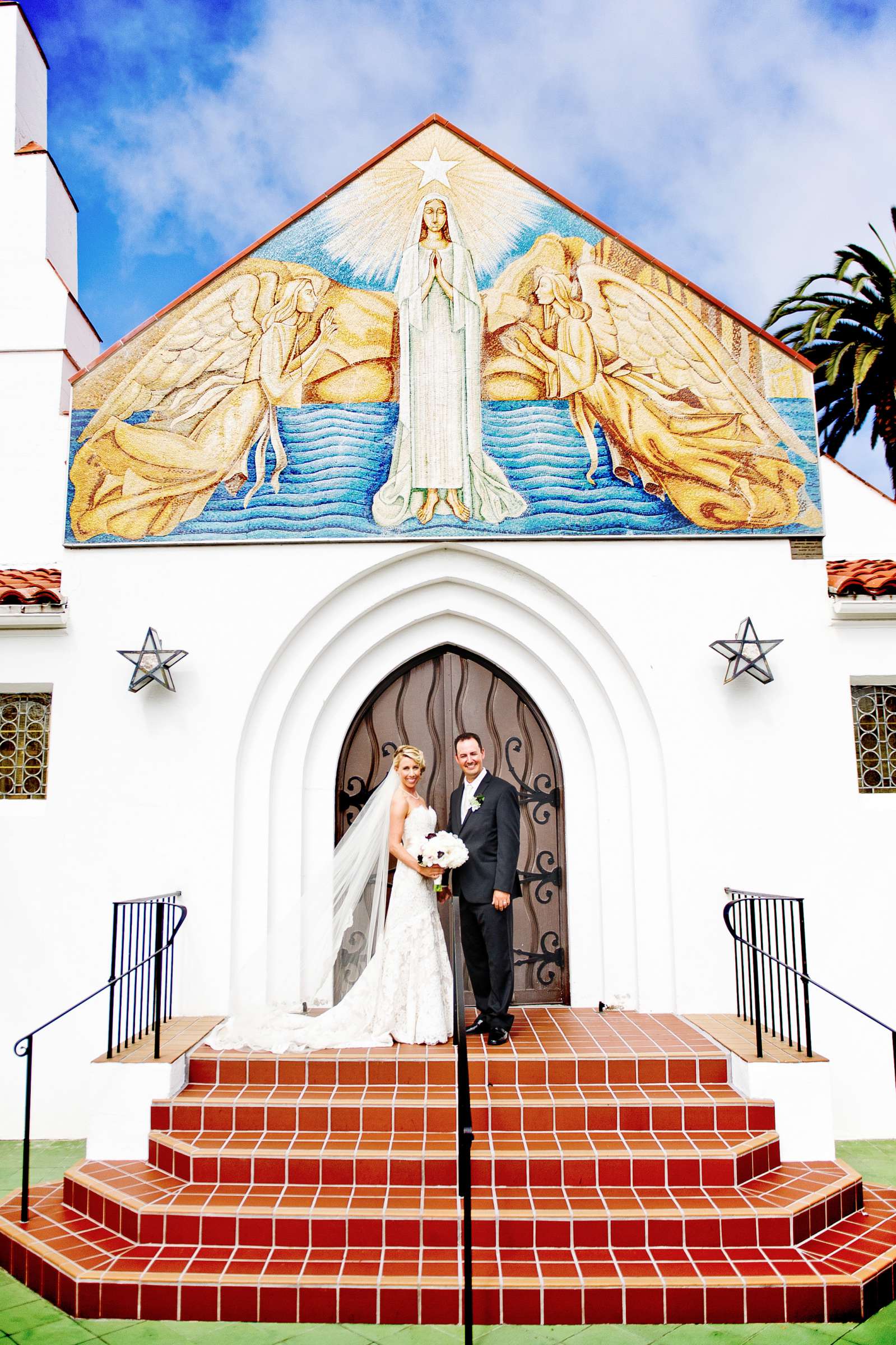 Mary Star of the Sea Wedding coordinated by A Diamond Celebration, Madeline and John Wedding Photo #313558 by True Photography