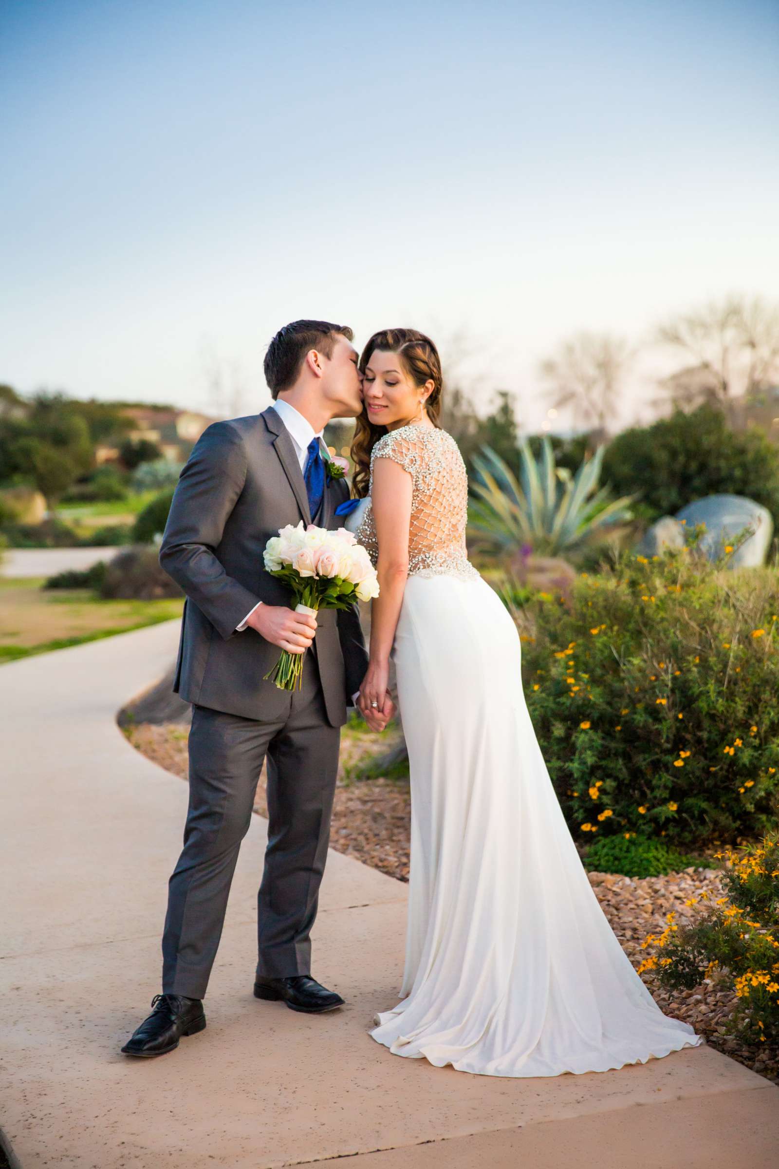 Romantic moment at Wedding coordinated by Sheila Foster, Elaine and Jason Wedding Photo #6 by True Photography