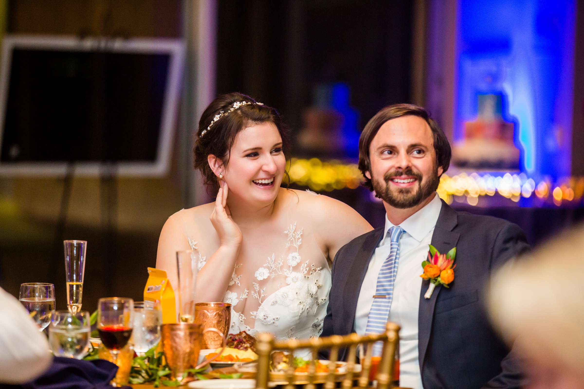 Scripps Seaside Forum Wedding coordinated by Aquilone Events, Meg and Adam Wedding Photo #320774 by True Photography