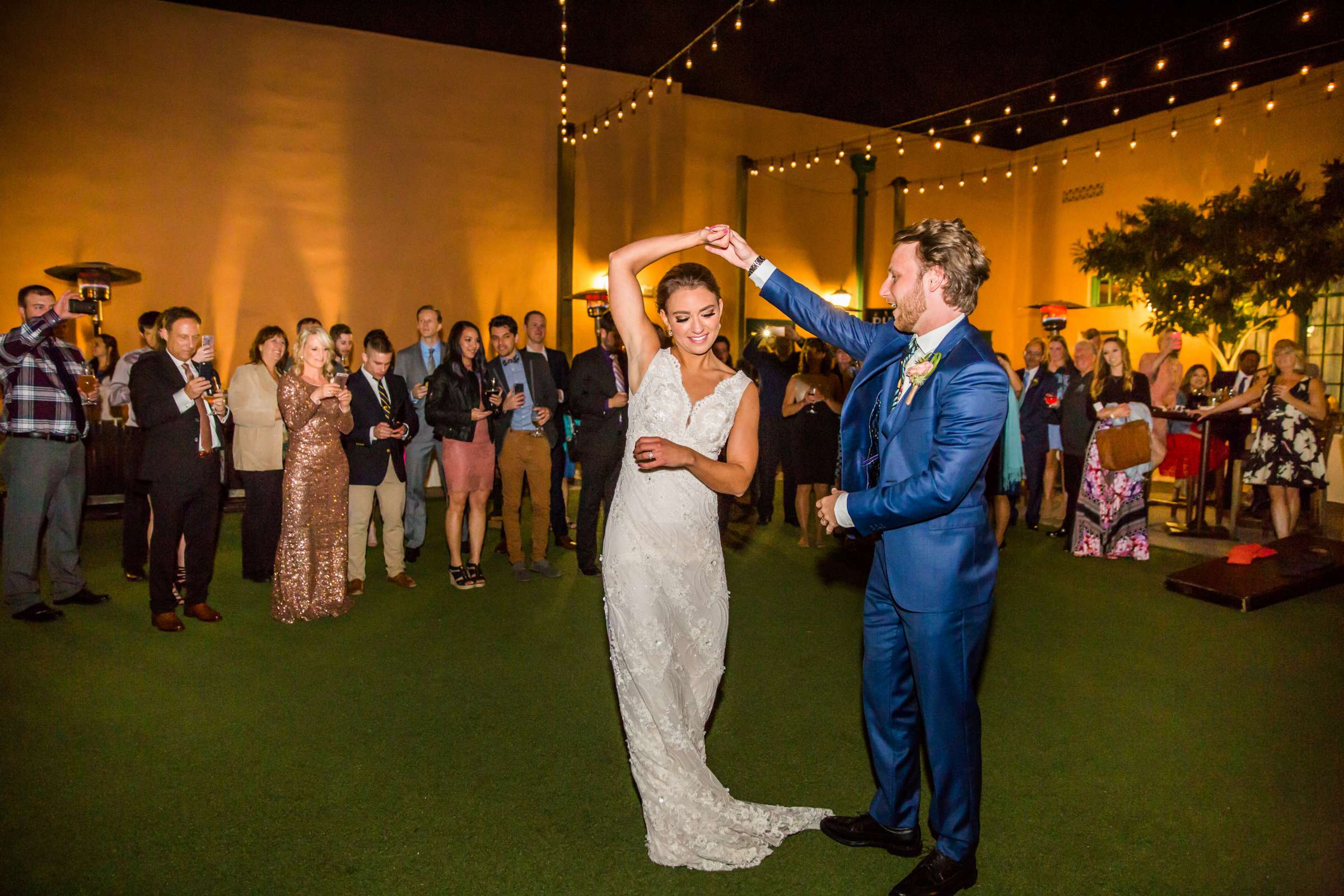 Stone Brewing Liberty Station Wedding, Margaret and Christopher Wedding Photo #94 by True Photography