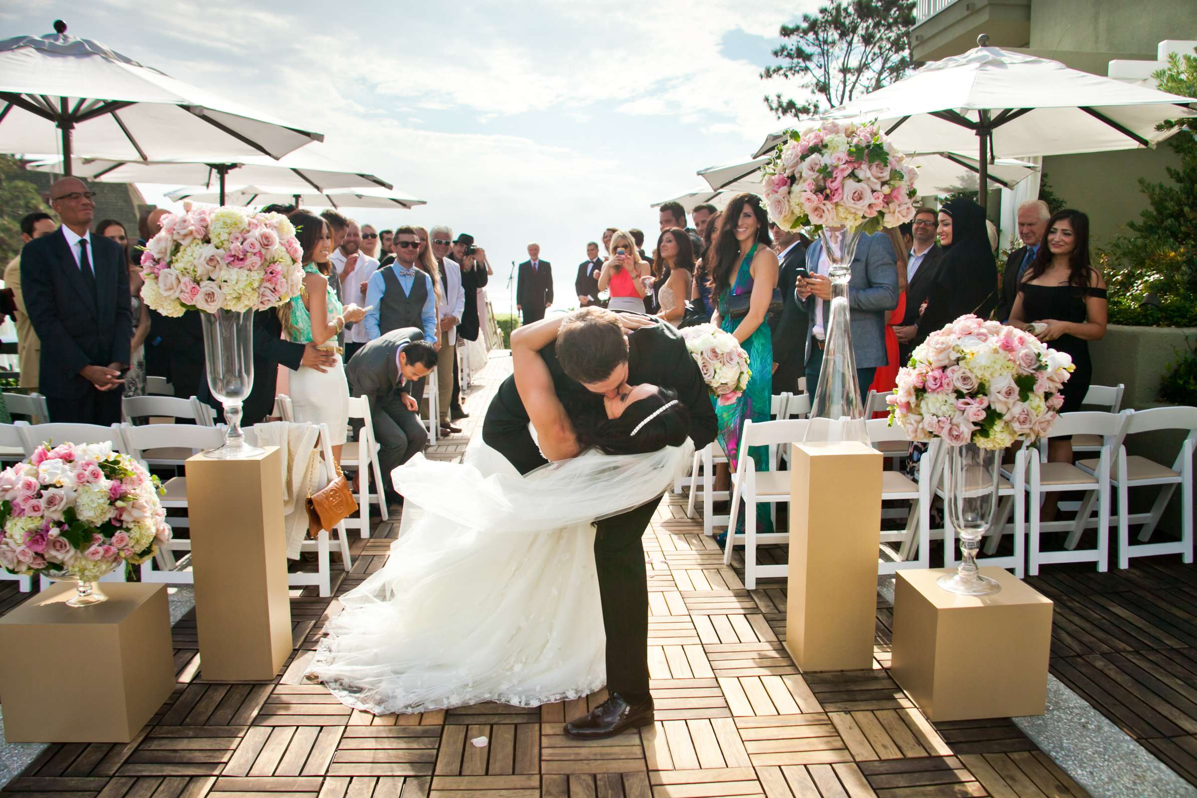 L'Auberge Wedding coordinated by White Lace Events & Design, Jennifer and Christopher Wedding Photo #331213 by True Photography