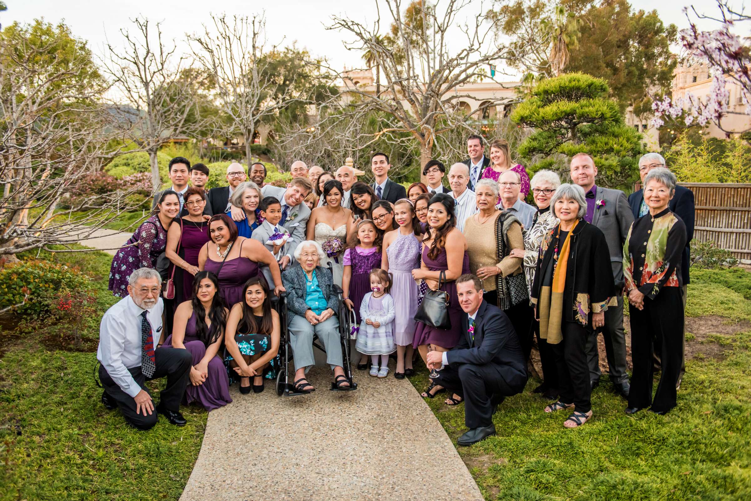 Japanese Friendship Garden Wedding coordinated by Weddings by Thomas Lewis, Beverlee and Andrew Wedding Photo #37 by True Photography