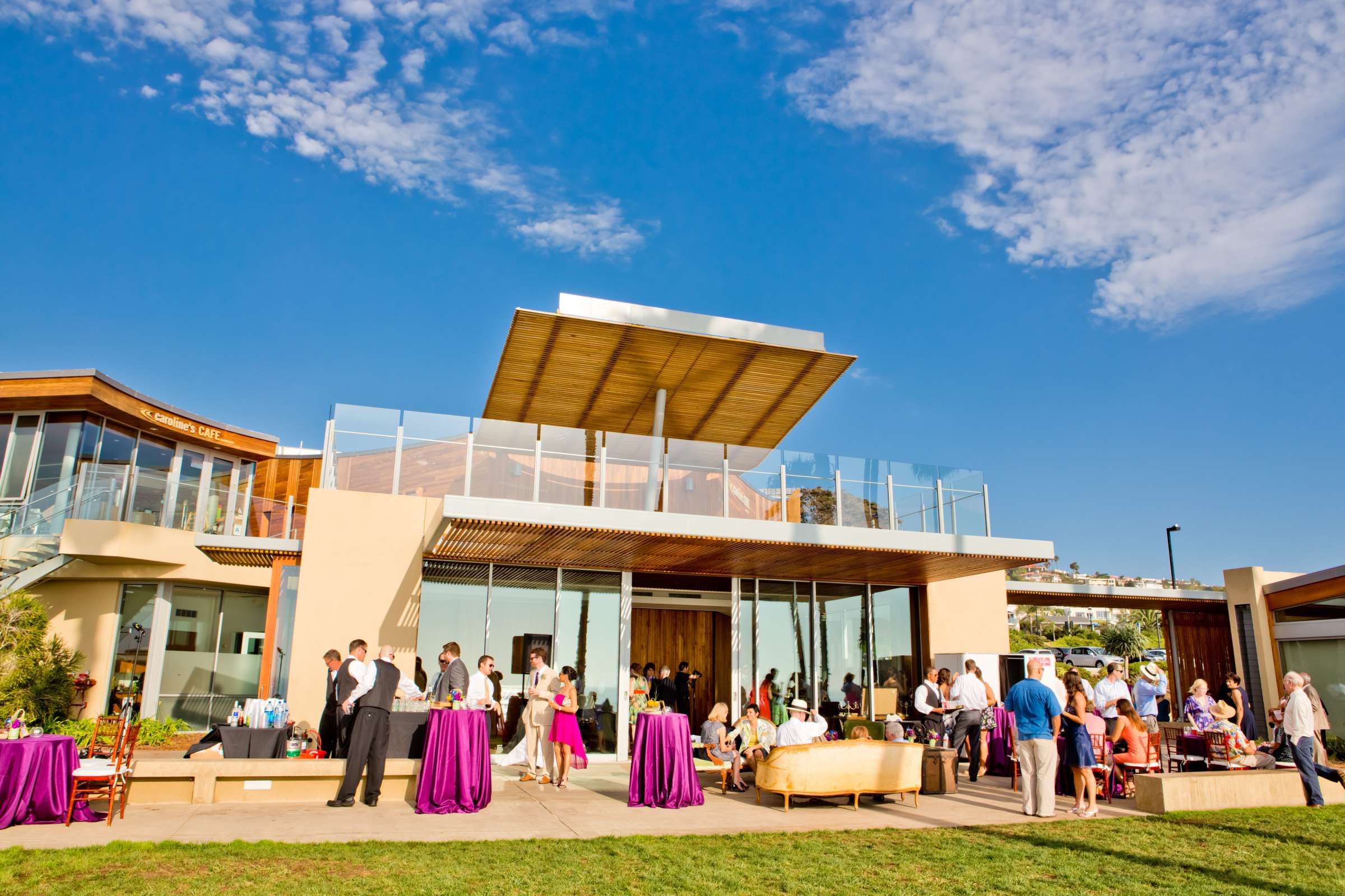 Scripps Seaside Forum Wedding coordinated by First Comes Love Weddings & Events, Simone and Cameron Wedding Photo #334280 by True Photography