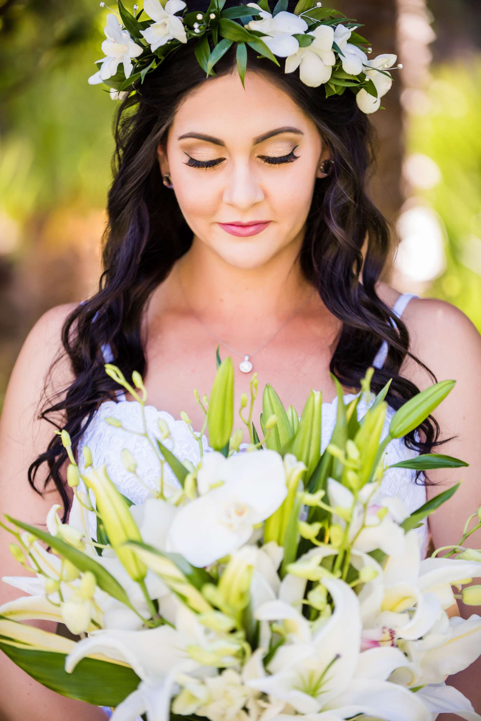 Bride, Flowers at Bali Hai Wedding, Danielle and Joshua Wedding Photo #2 by True Photography