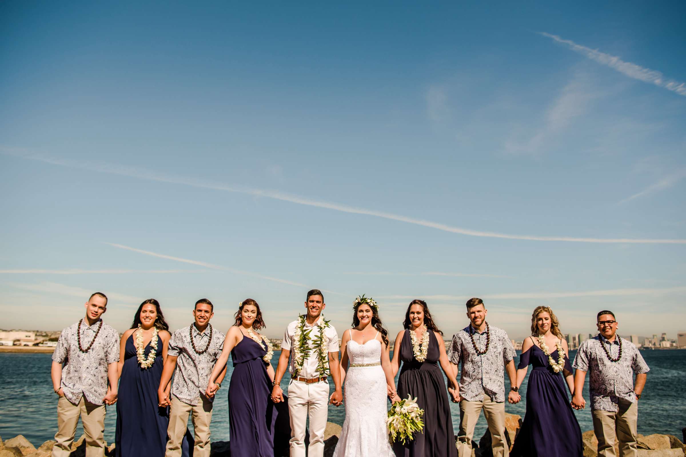 Bridal Party at Bali Hai Wedding, Danielle and Joshua Wedding Photo #15 by True Photography