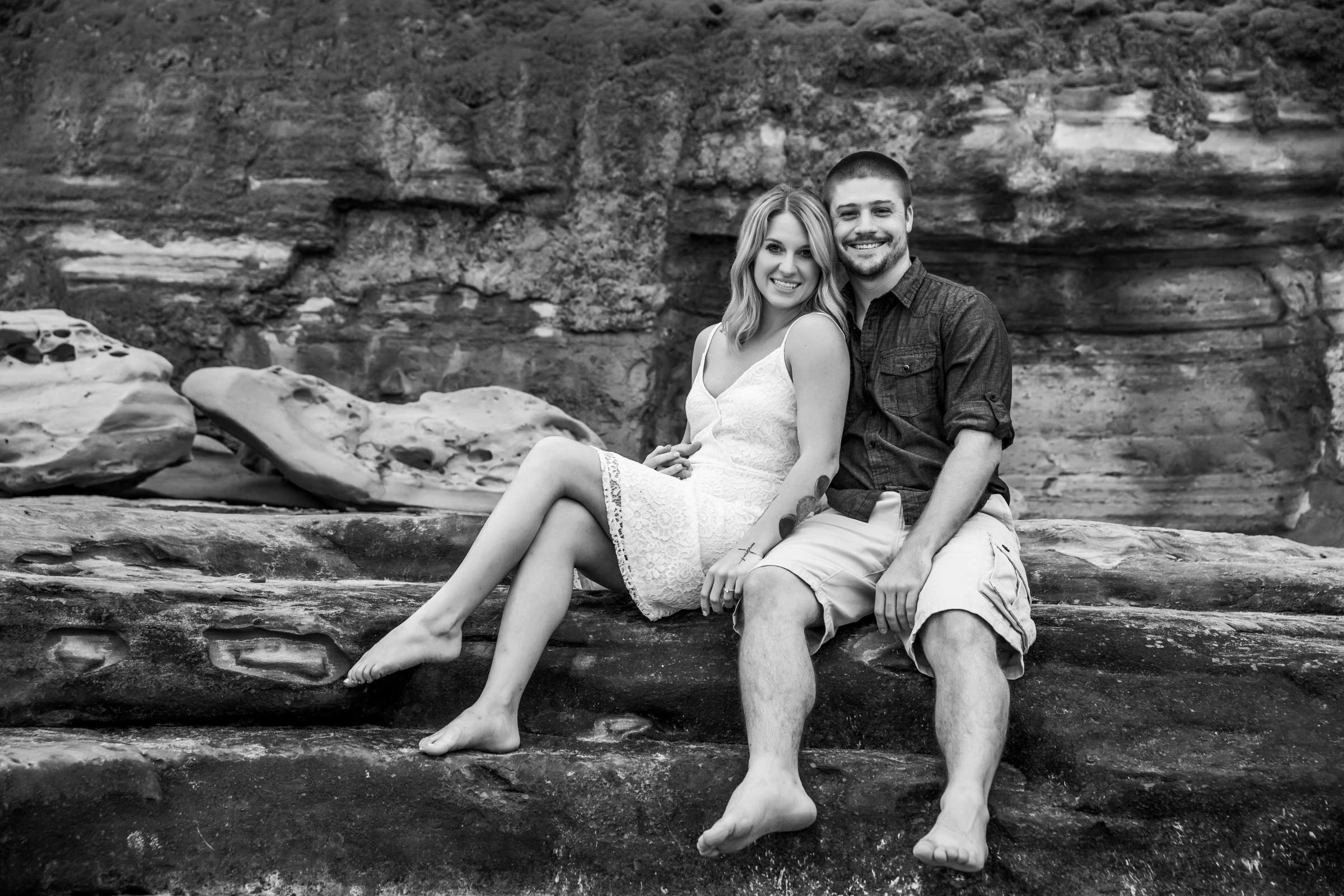 Scripps Seaside Forum Engagement, Caitlin and Tyler Engagement Photo #5 by True Photography