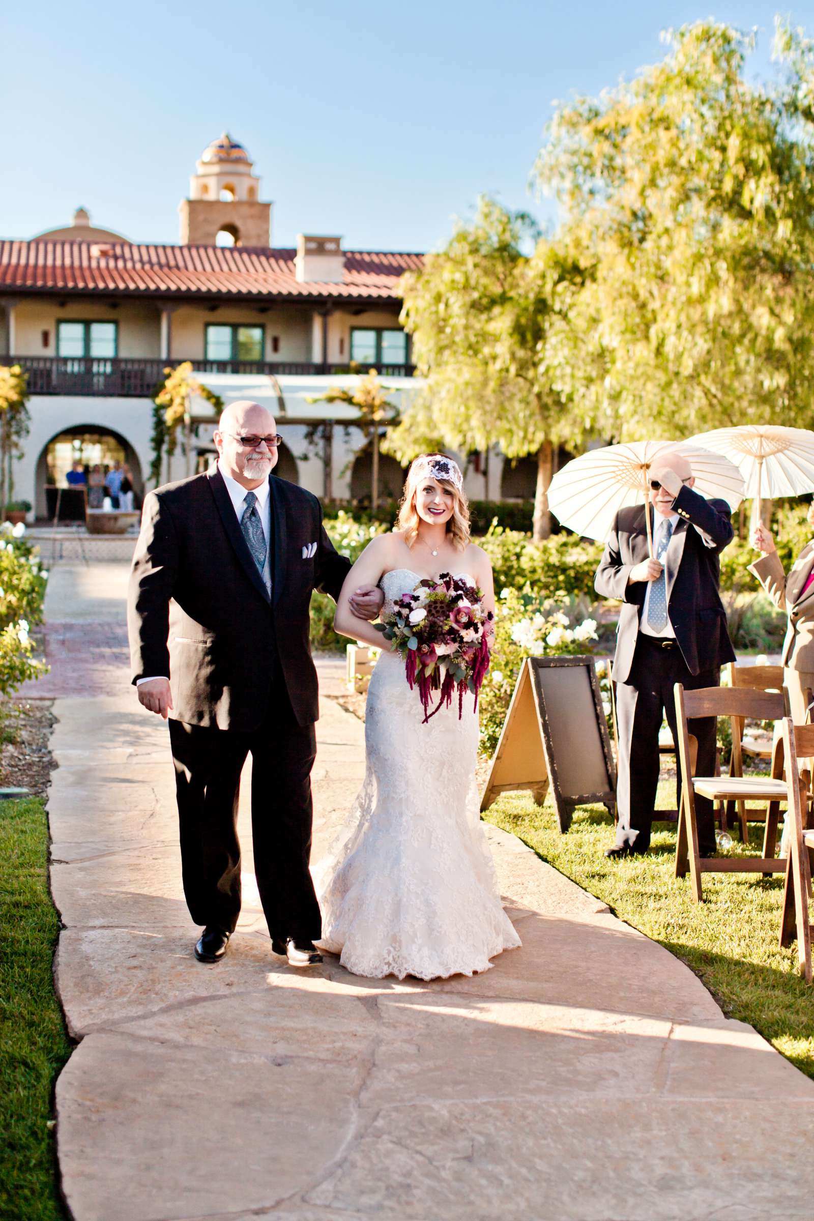 Ponte Estate Winery Wedding coordinated by Seven Stems Floral Design & Events, Rachel and Dustin Wedding Photo #362426 by True Photography