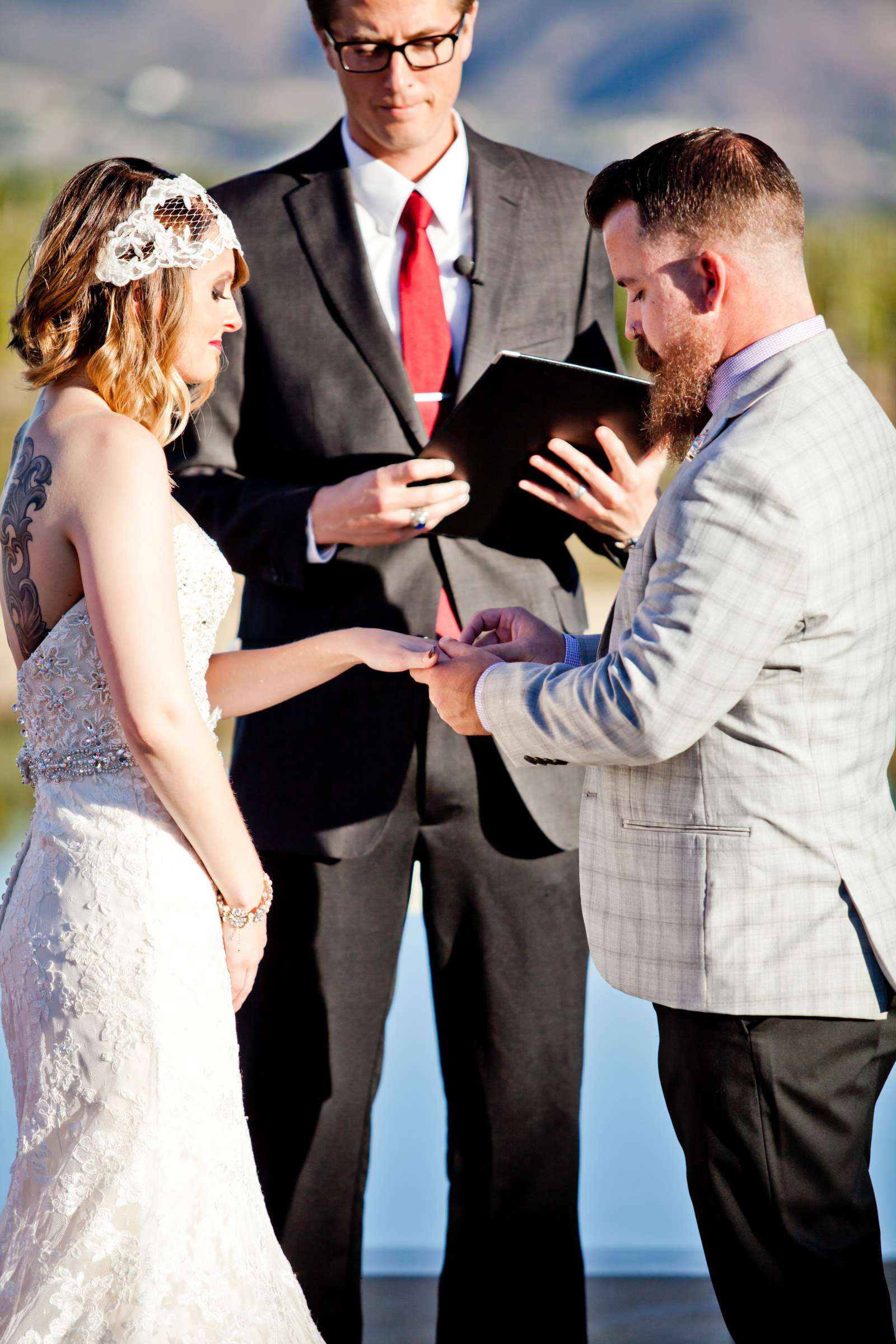 Ponte Estate Winery Wedding coordinated by Seven Stems Floral Design & Events, Rachel and Dustin Wedding Photo #362431 by True Photography