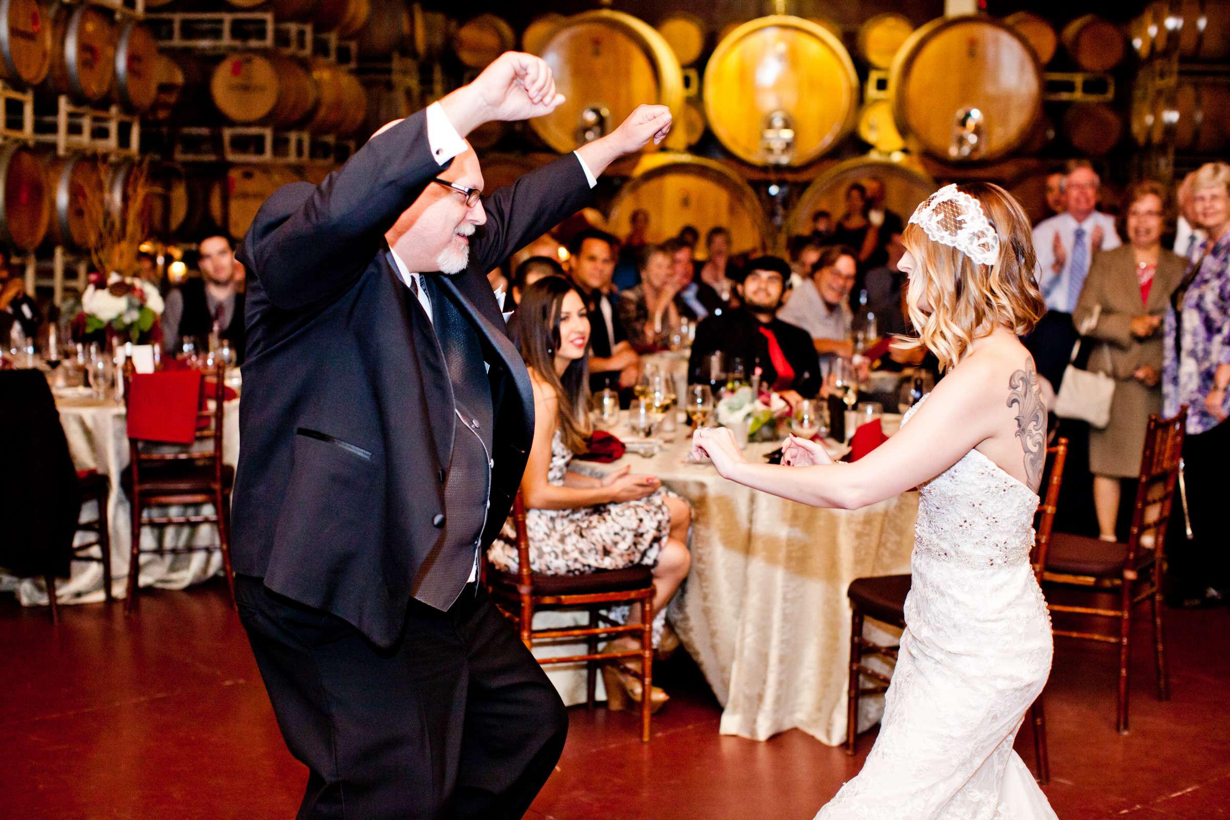 Ponte Estate Winery Wedding coordinated by Seven Stems Floral Design & Events, Rachel and Dustin Wedding Photo #362445 by True Photography