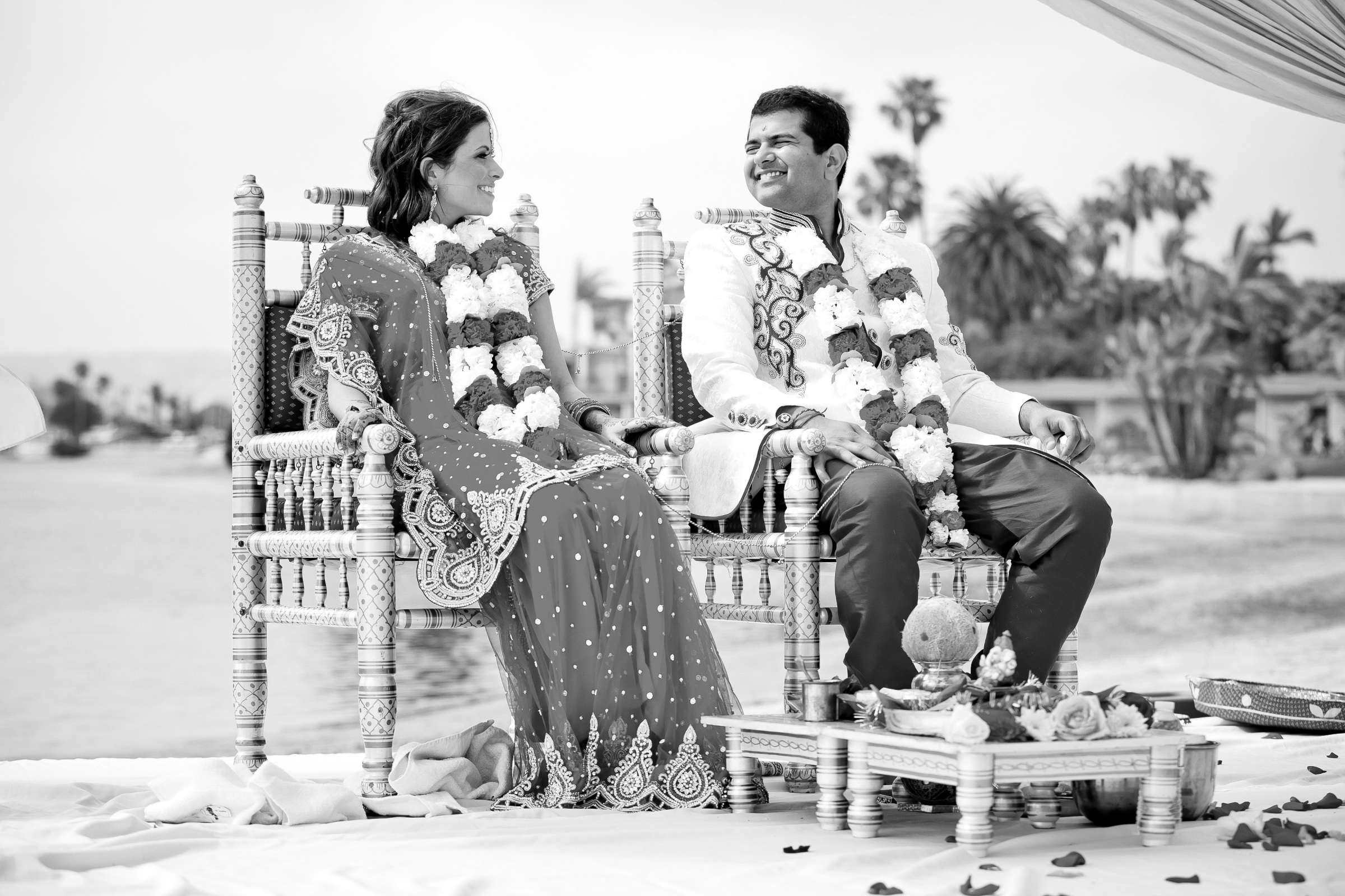 Bahia Hotel Wedding coordinated by Utsav Events, Rachel and Kalpit Wedding Photo #371907 by True Photography