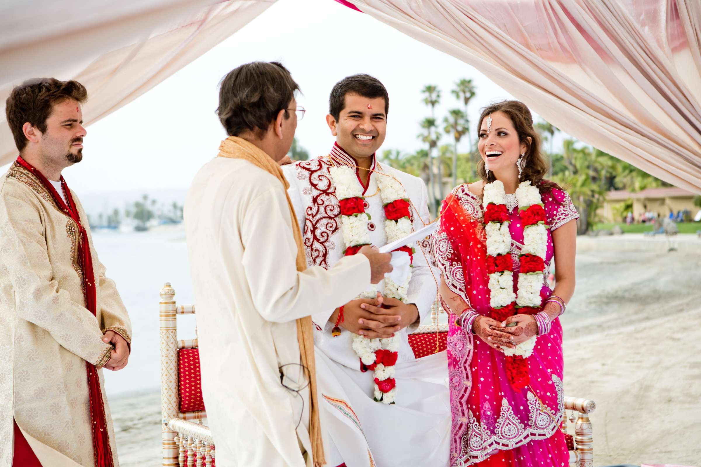 Bahia Hotel Wedding coordinated by Utsav Events, Rachel and Kalpit Wedding Photo #371908 by True Photography