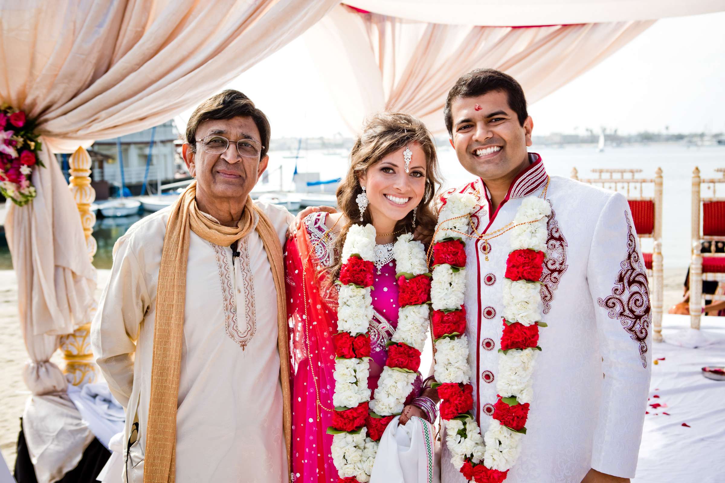 Bahia Hotel Wedding coordinated by Utsav Events, Rachel and Kalpit Wedding Photo #371941 by True Photography