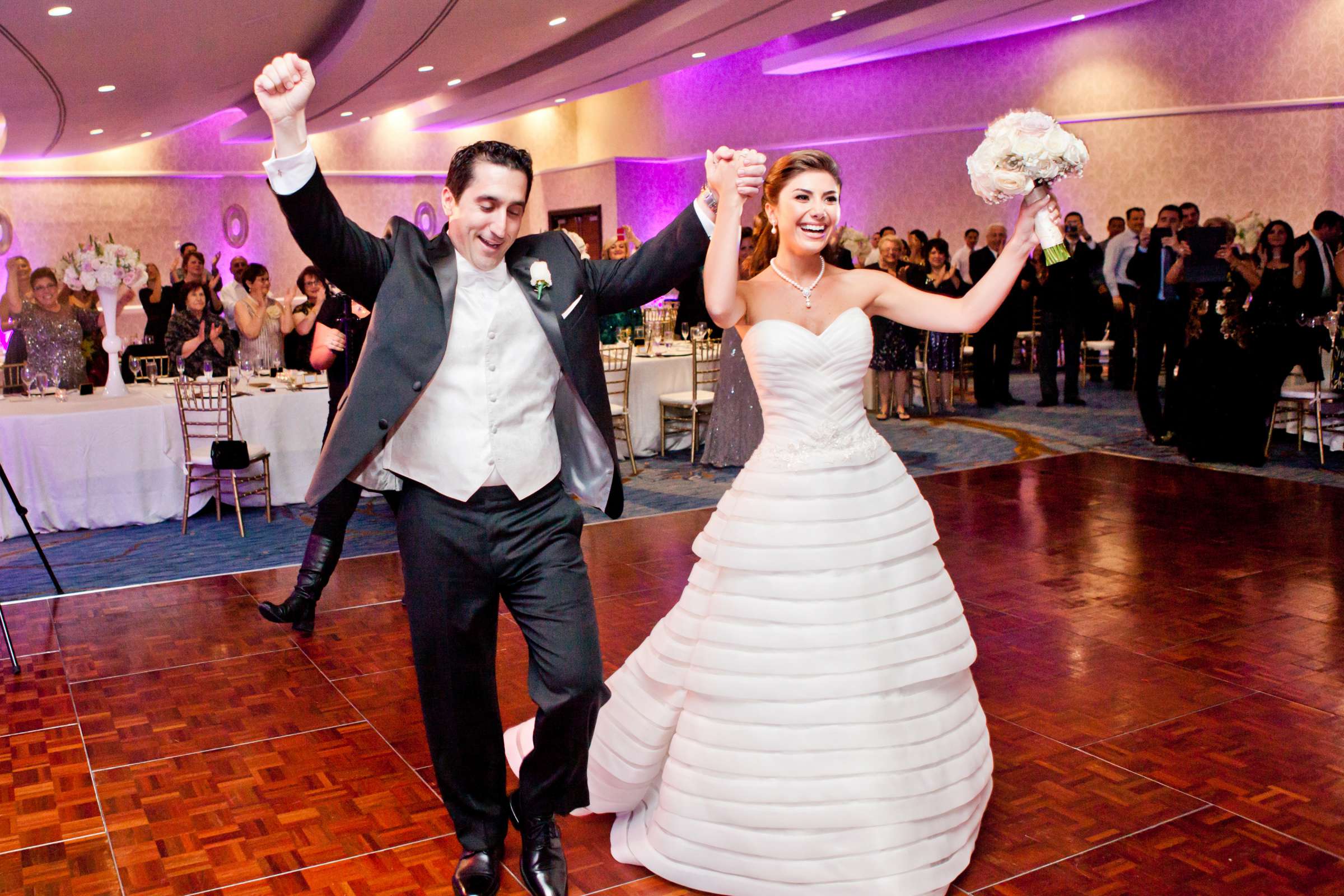 Marriott Marquis San Diego Marina Wedding coordinated by Now That's a Party, Hala and Marc Wedding Photo #375214 by True Photography