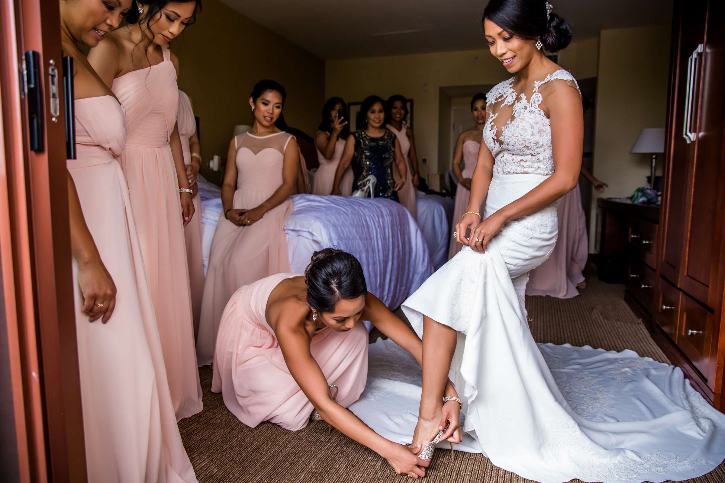 Sheraton Carlsbad Resort and Spa Wedding coordinated by Sarah Loveridge, Jeannette and Isaac Wedding Photo #27 by True Photography