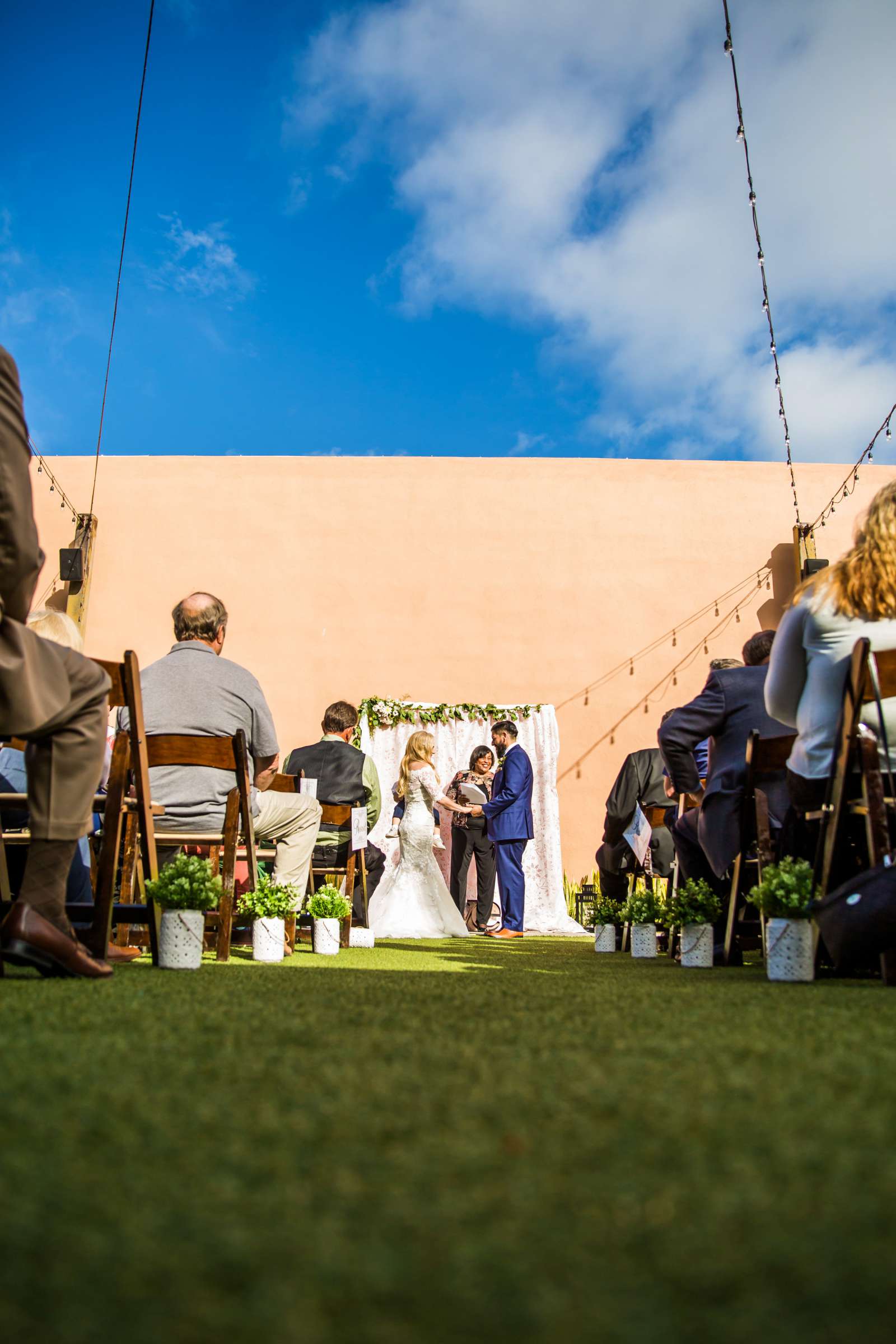 Stone Brewing Liberty Station Wedding coordinated by Willmus Weddings, Christina and Marco Wedding Photo #79 by True Photography